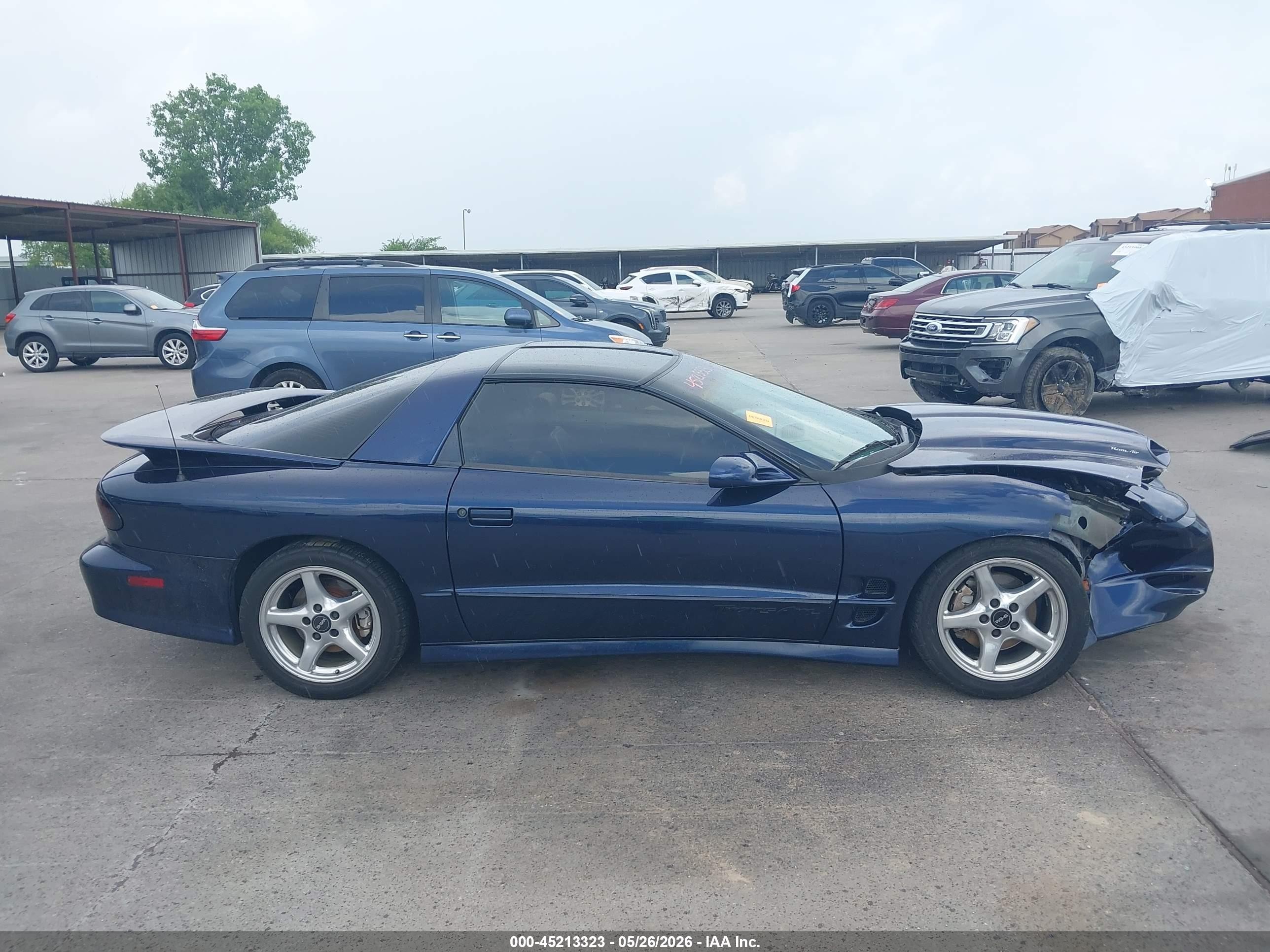 1999 Pontiac Firebird Trans Am Blue vin: 2G2FV22G1X2212324