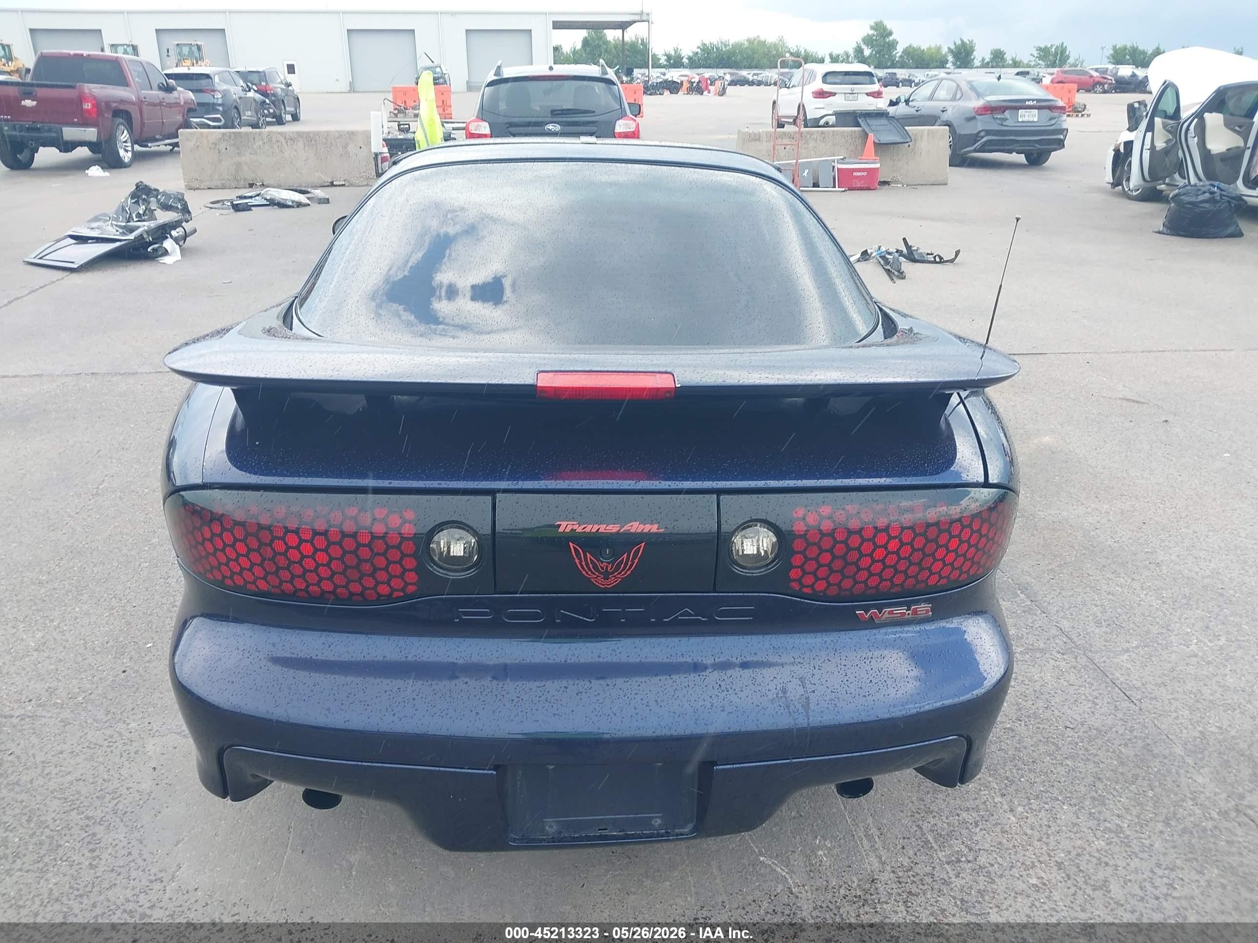 1999 Pontiac Firebird Trans Am Blue vin: 2G2FV22G1X2212324