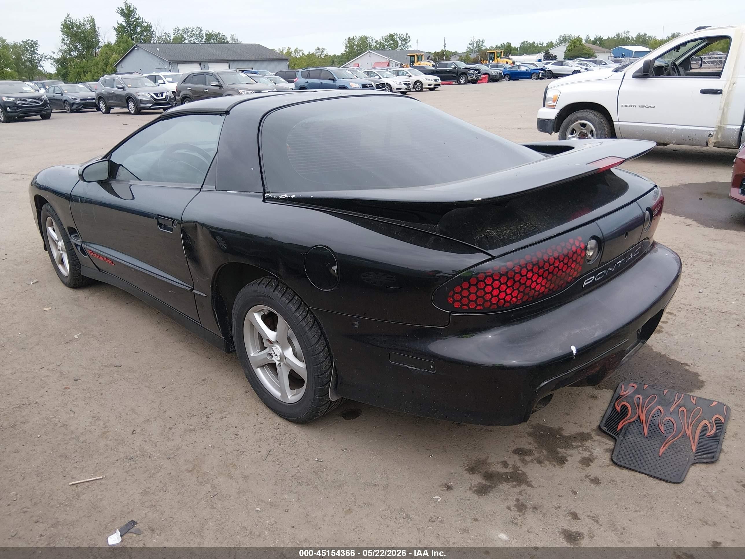 1999 Pontiac Firebird Trans Am Black vin: 2G2FV22G1X2235523