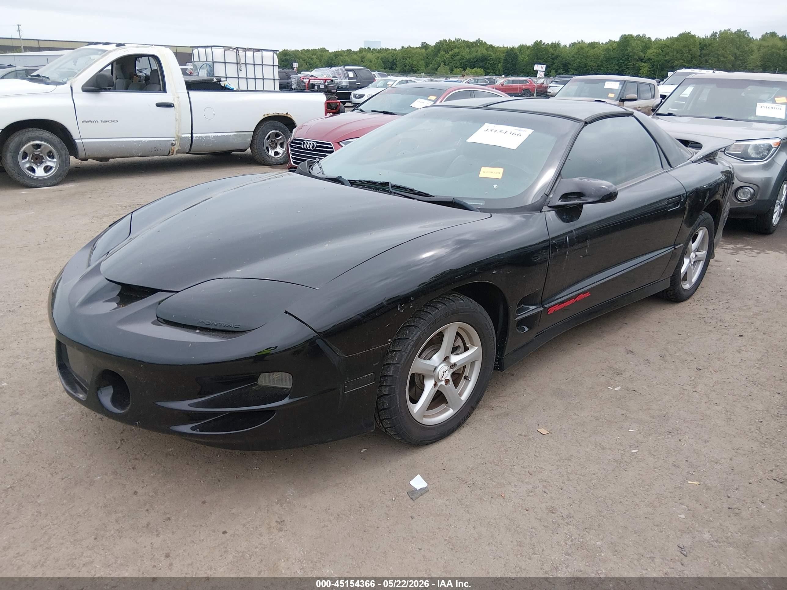 1999 Pontiac Firebird Trans Am Black vin: 2G2FV22G1X2235523