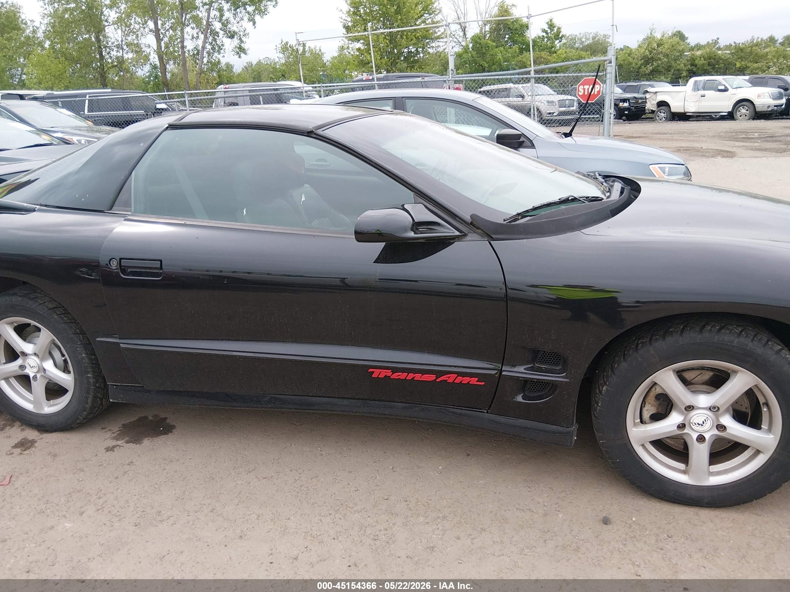 1999 Pontiac Firebird Trans Am Black vin: 2G2FV22G1X2235523
