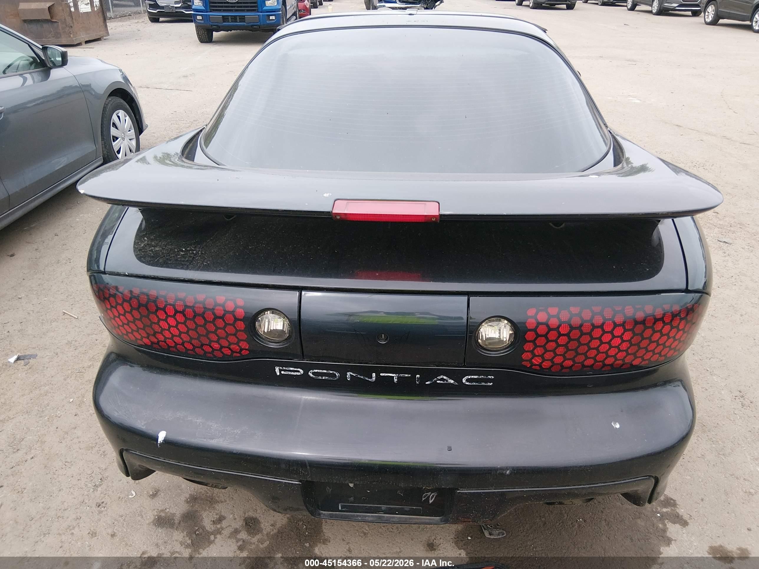 1999 Pontiac Firebird Trans Am Black vin: 2G2FV22G1X2235523