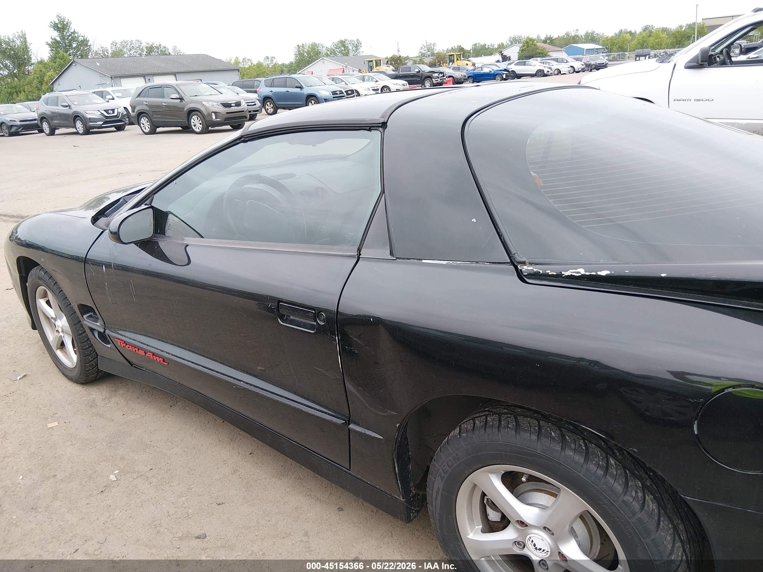 1999 Pontiac Firebird Trans Am Black vin: 2G2FV22G1X2235523