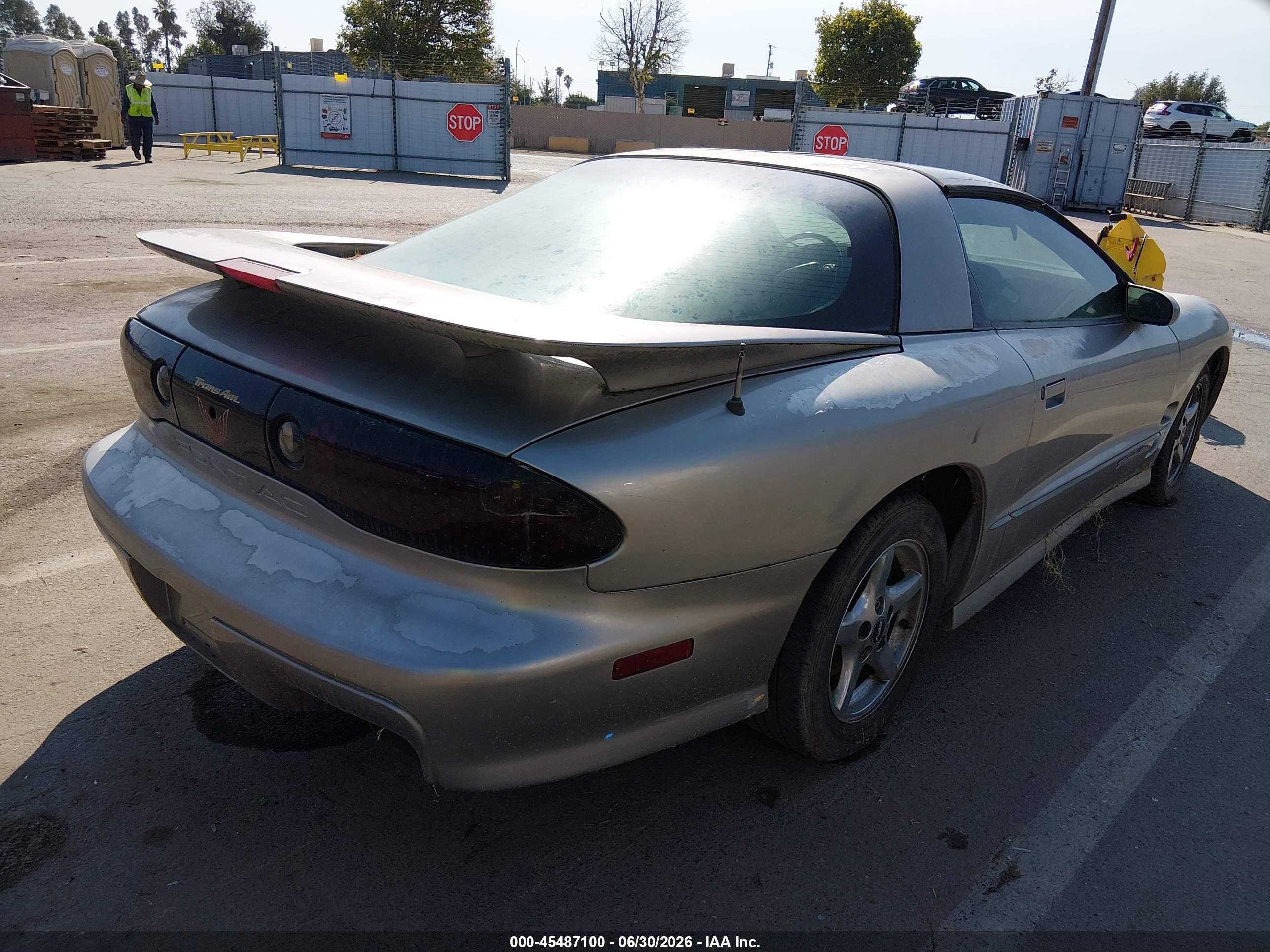2002 Pontiac Firebird Trans Am Серый vin: 2G2FV22G222124178