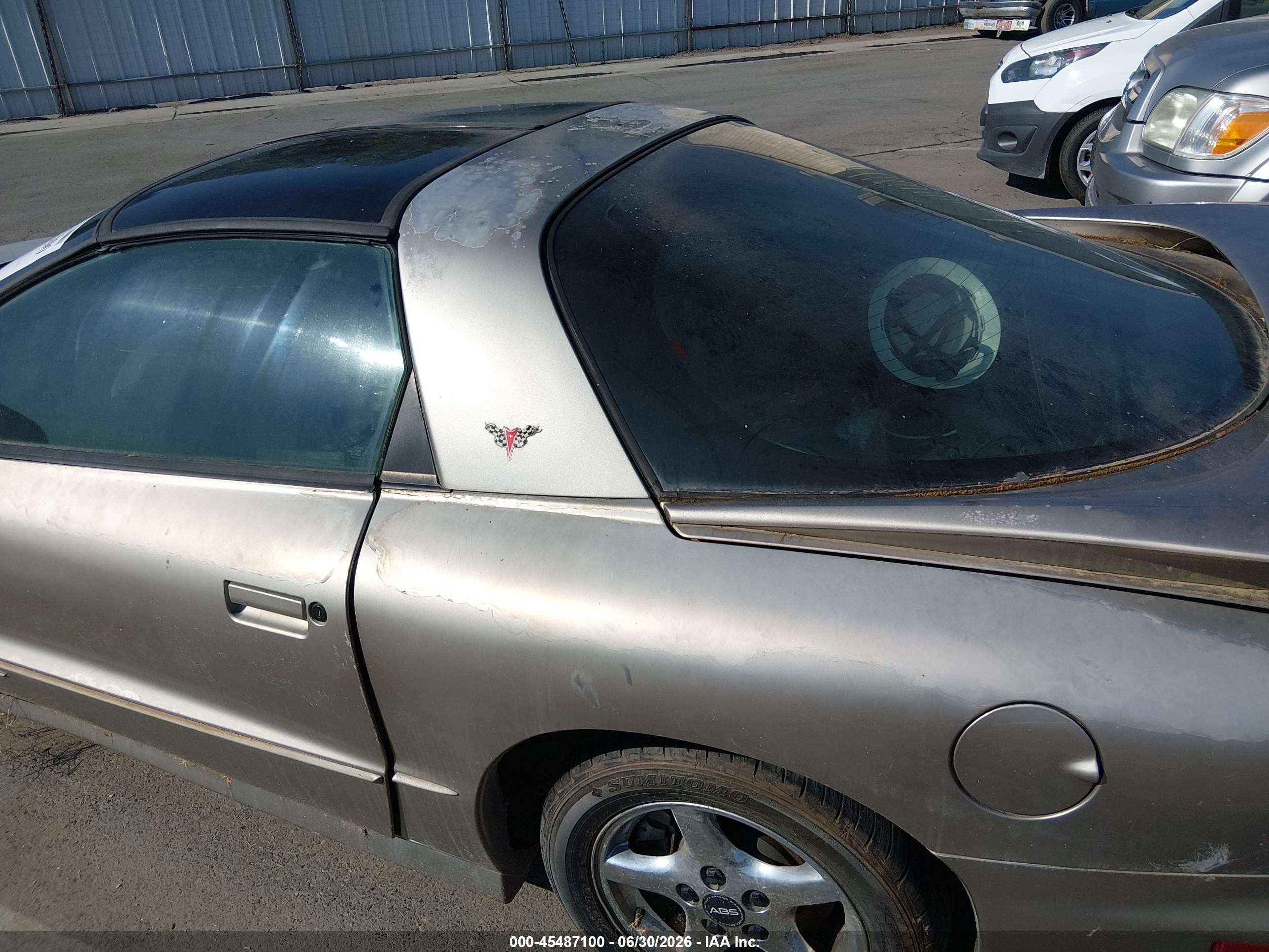 2002 Pontiac Firebird Trans Am Серый vin: 2G2FV22G222124178