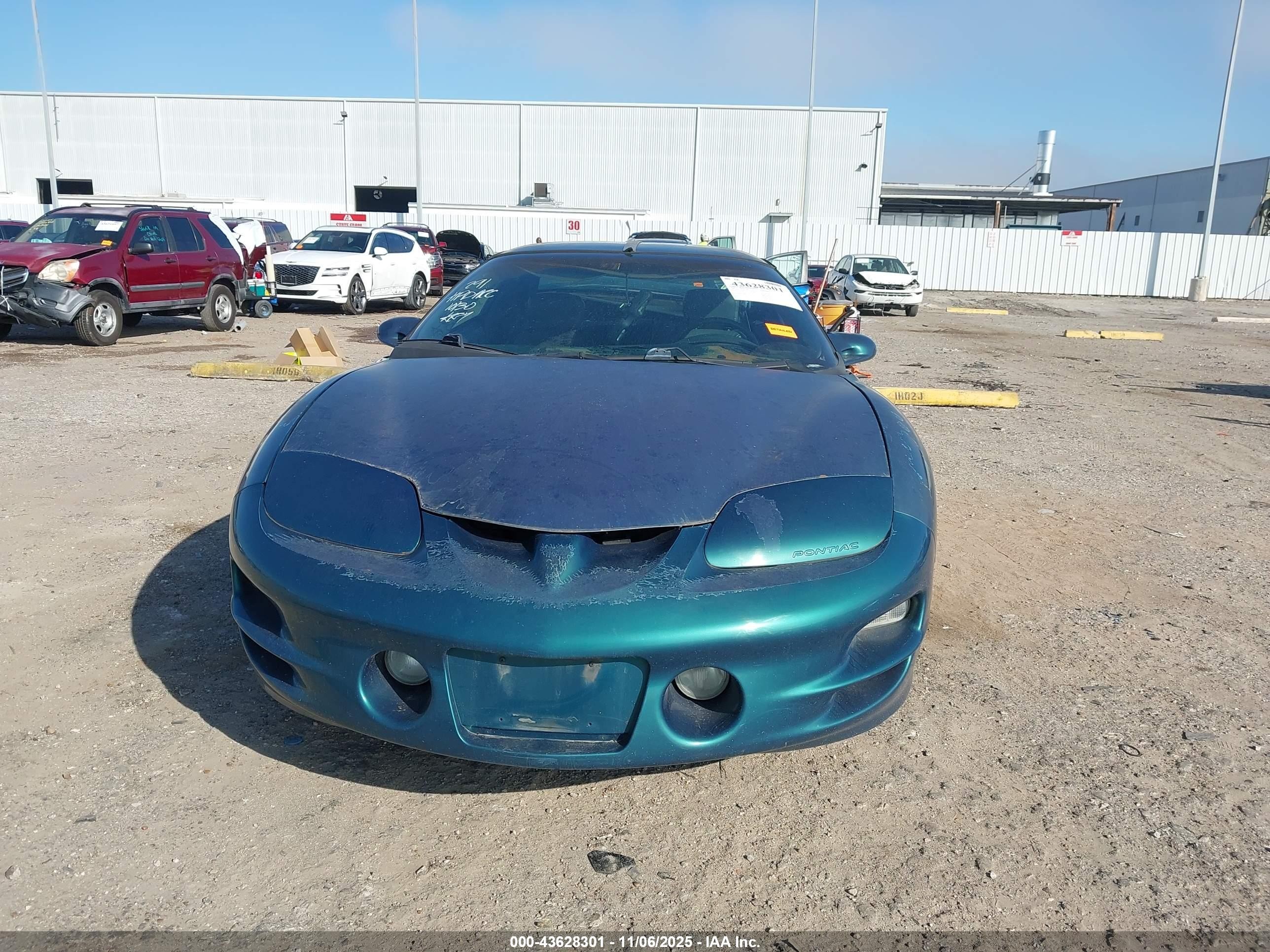 1998 Pontiac Firebird Trans Am Green vin: 2G2FV22G2W2230717