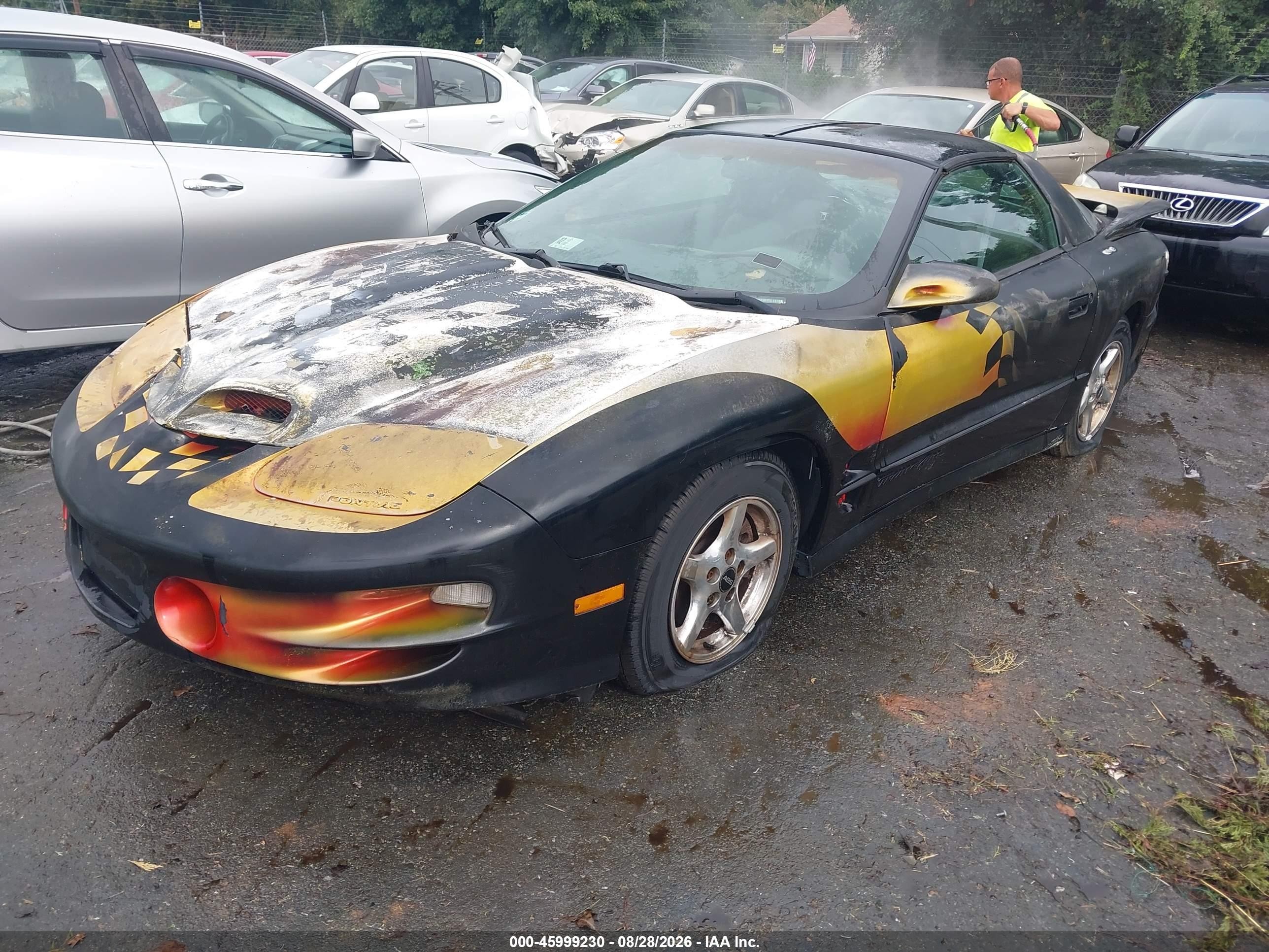 1998 Pontiac Firebird Trans Am Black vin: 2G2FV22G3W2230726
