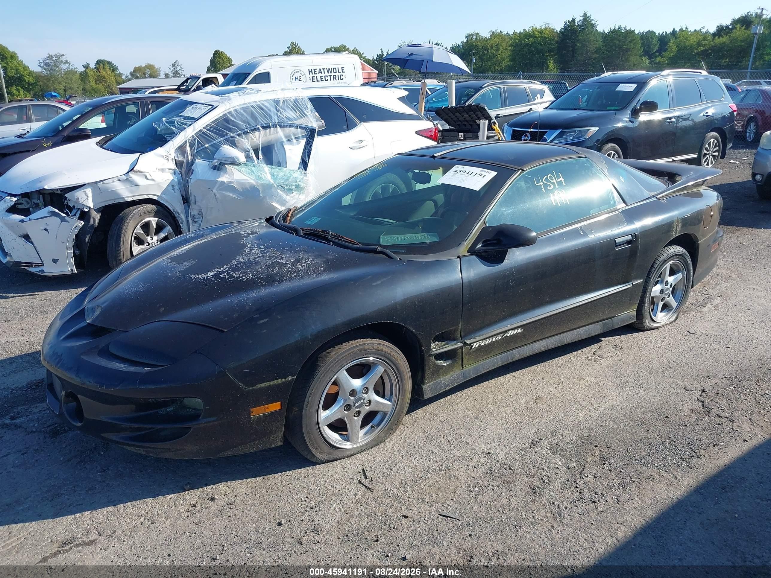1998 Pontiac Firebird Trans Am Black vin: 2G2FV22G4W2215703