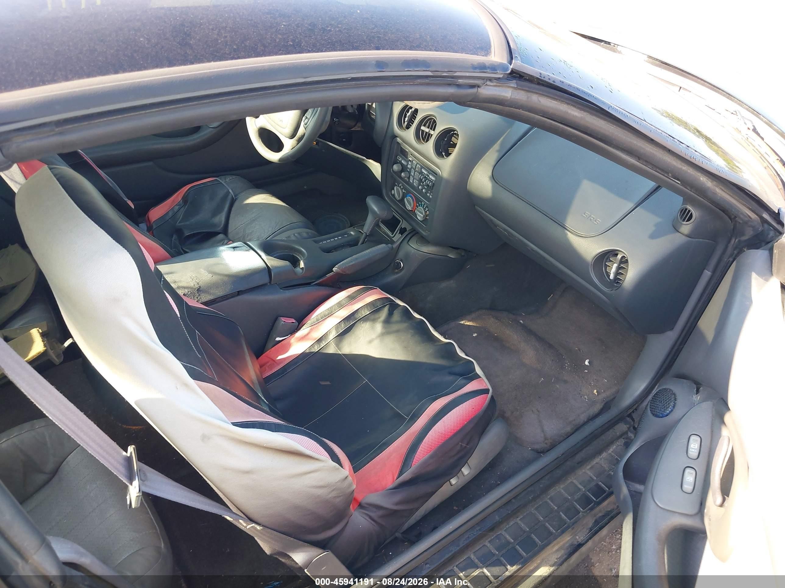 1998 Pontiac Firebird Trans Am Black vin: 2G2FV22G4W2215703