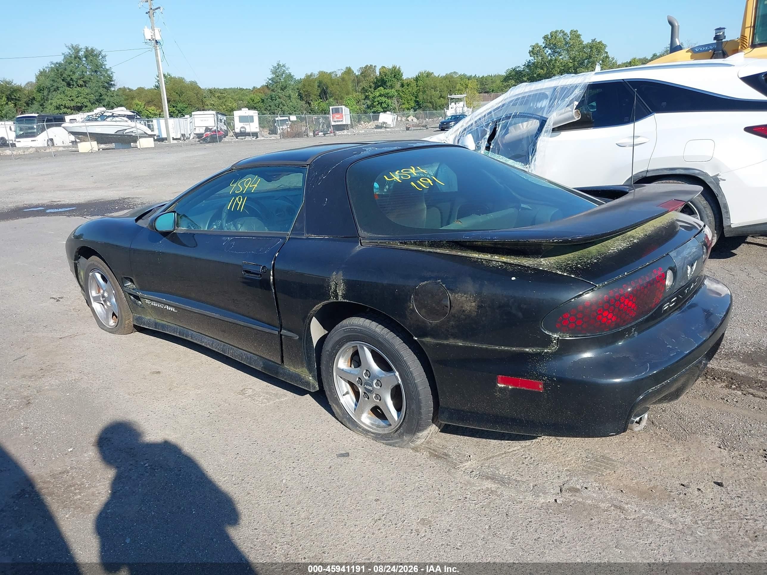 1998 Pontiac Firebird Trans Am Black vin: 2G2FV22G4W2215703