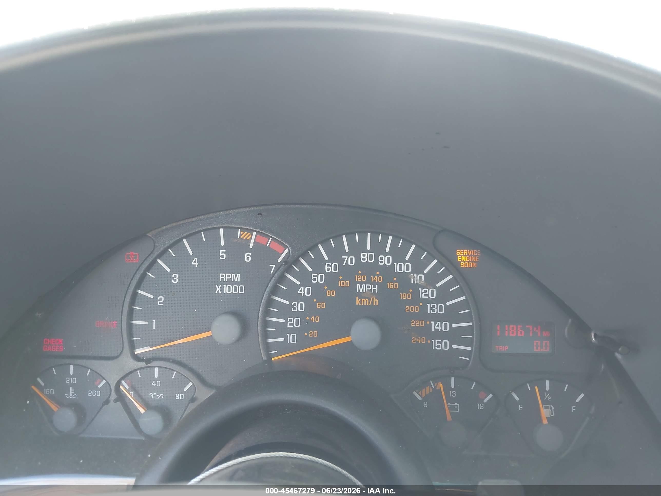 1998 Pontiac Firebird Trans Am Silver vin: 2G2FV22G5W2218223