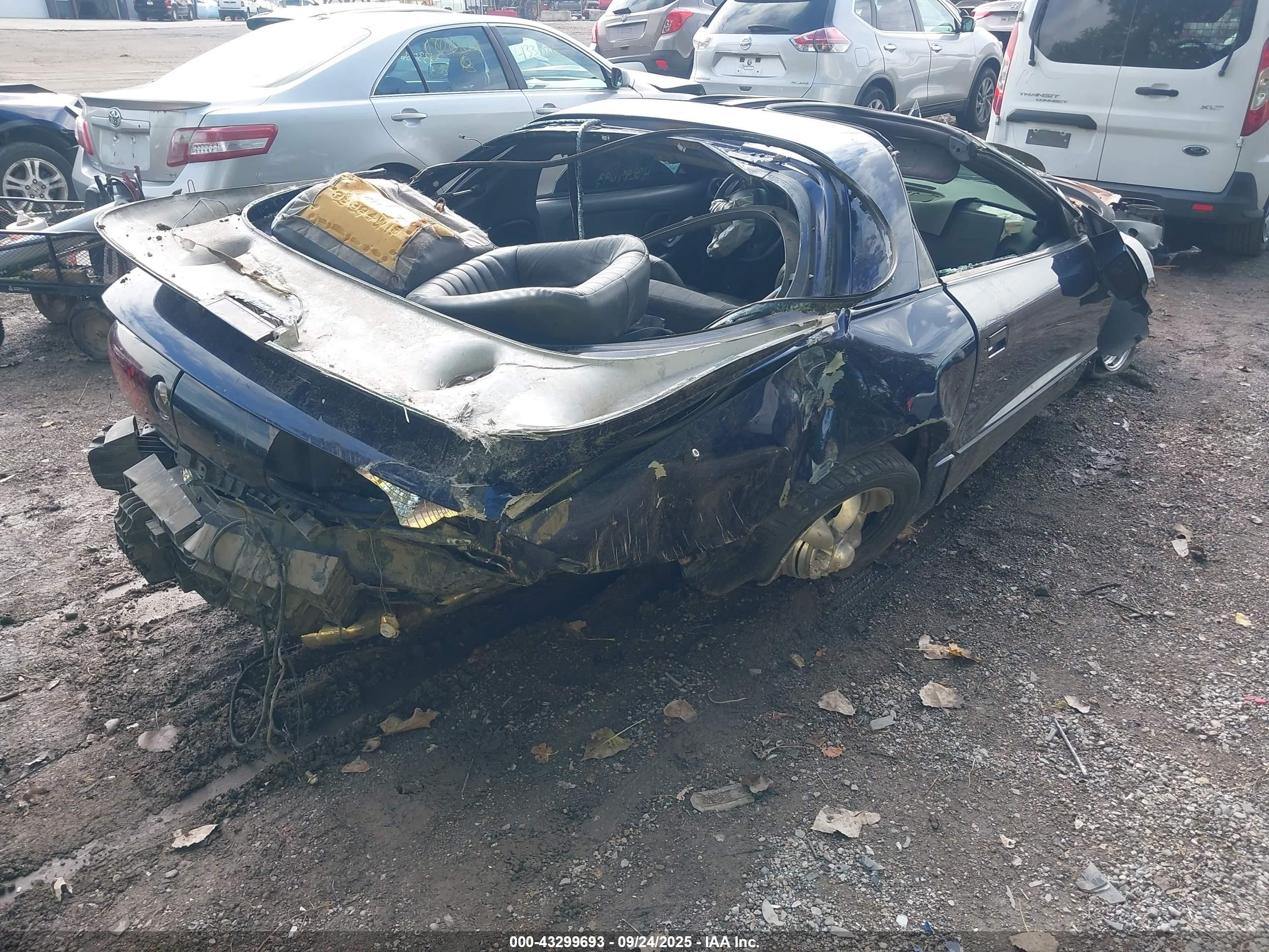 1998 Pontiac Firebird Trans Am Blue vin: 2G2FV22G5W2223244