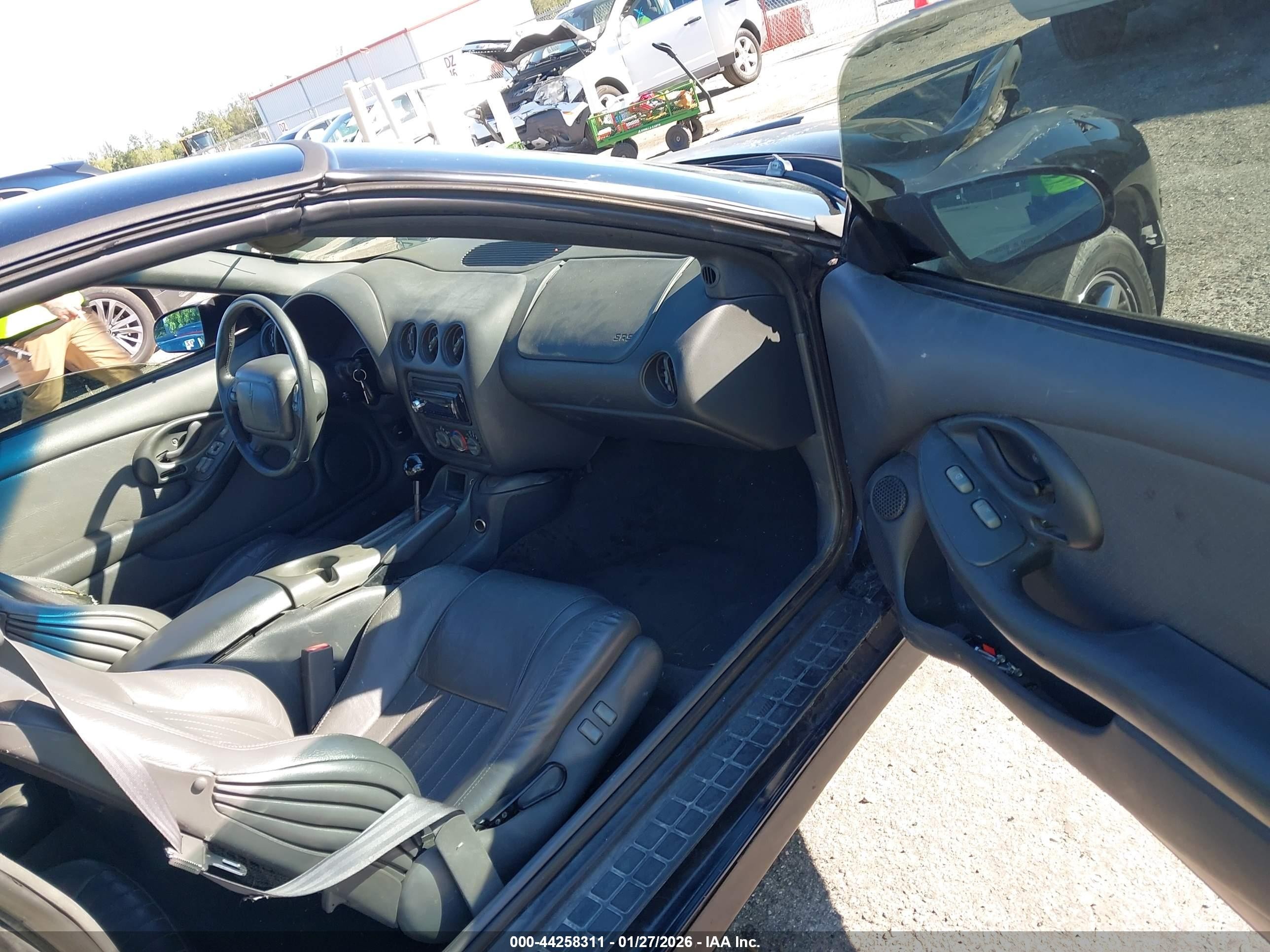 1998 Pontiac Firebird Trans Am Black vin: 2G2FV22G6W2221891