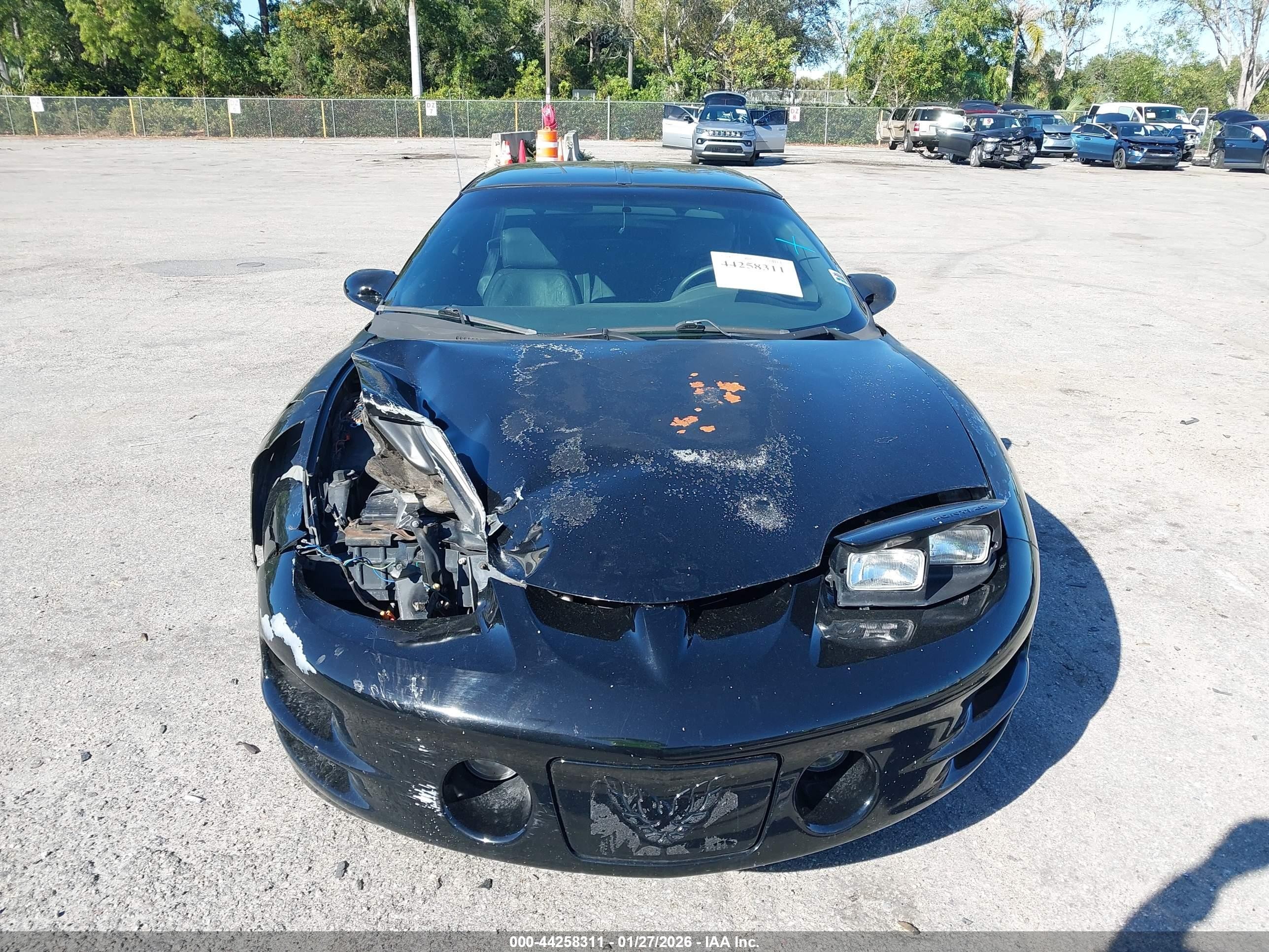 1998 Pontiac Firebird Trans Am Black vin: 2G2FV22G6W2221891