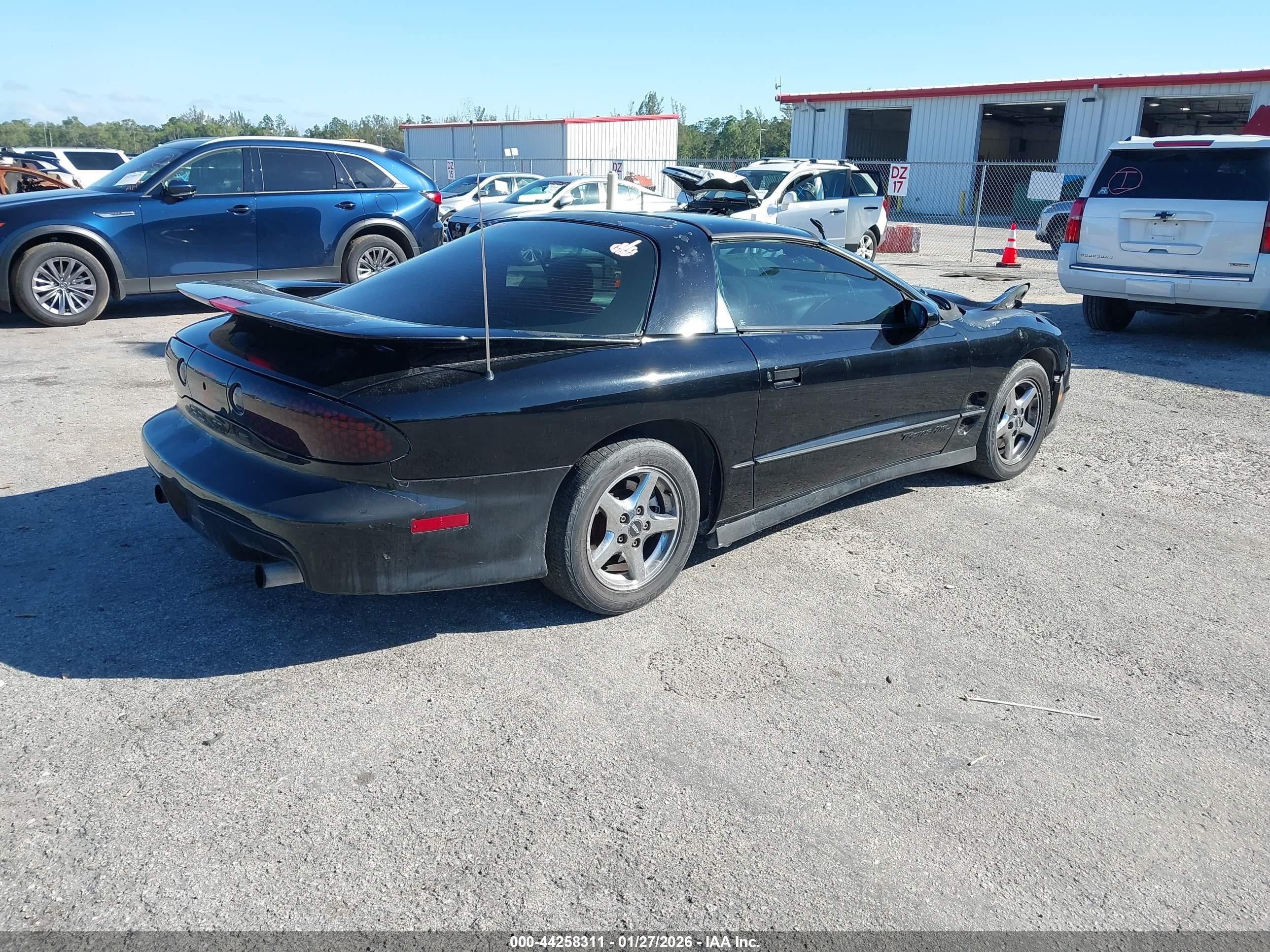 1998 Pontiac Firebird Trans Am Black vin: 2G2FV22G6W2221891