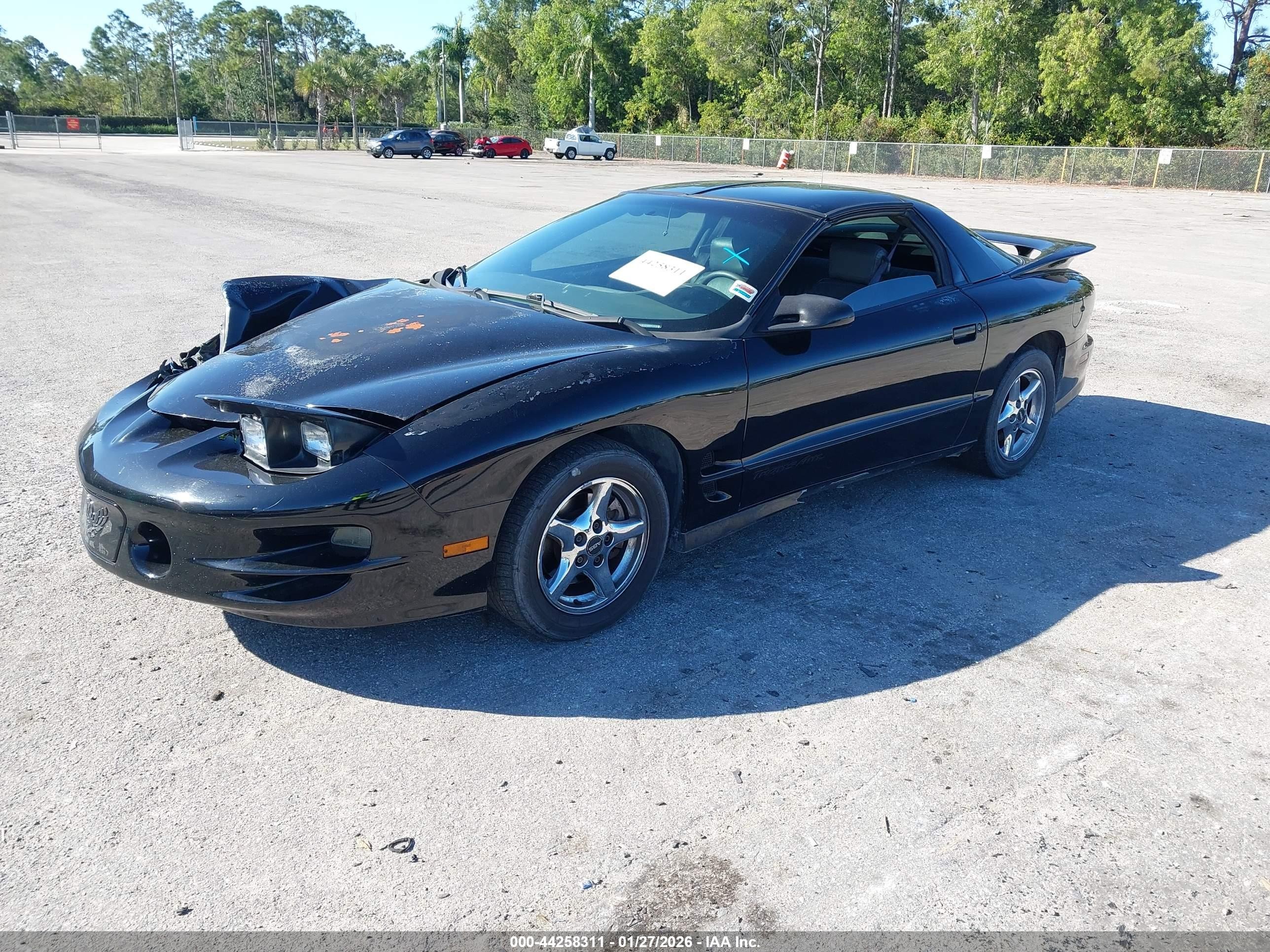 1998 Pontiac Firebird Trans Am Black vin: 2G2FV22G6W2221891