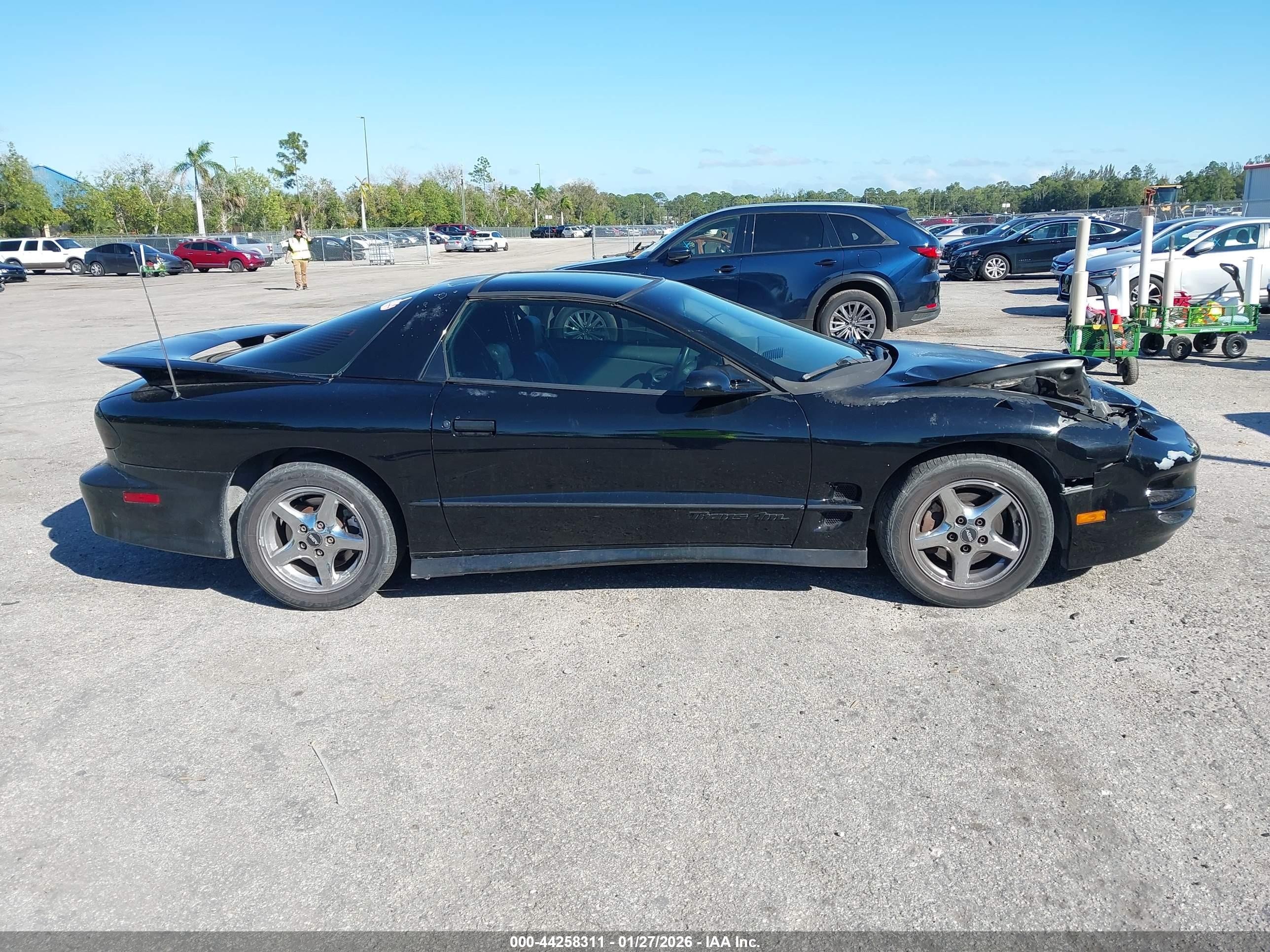 1998 Pontiac Firebird Trans Am Black vin: 2G2FV22G6W2221891