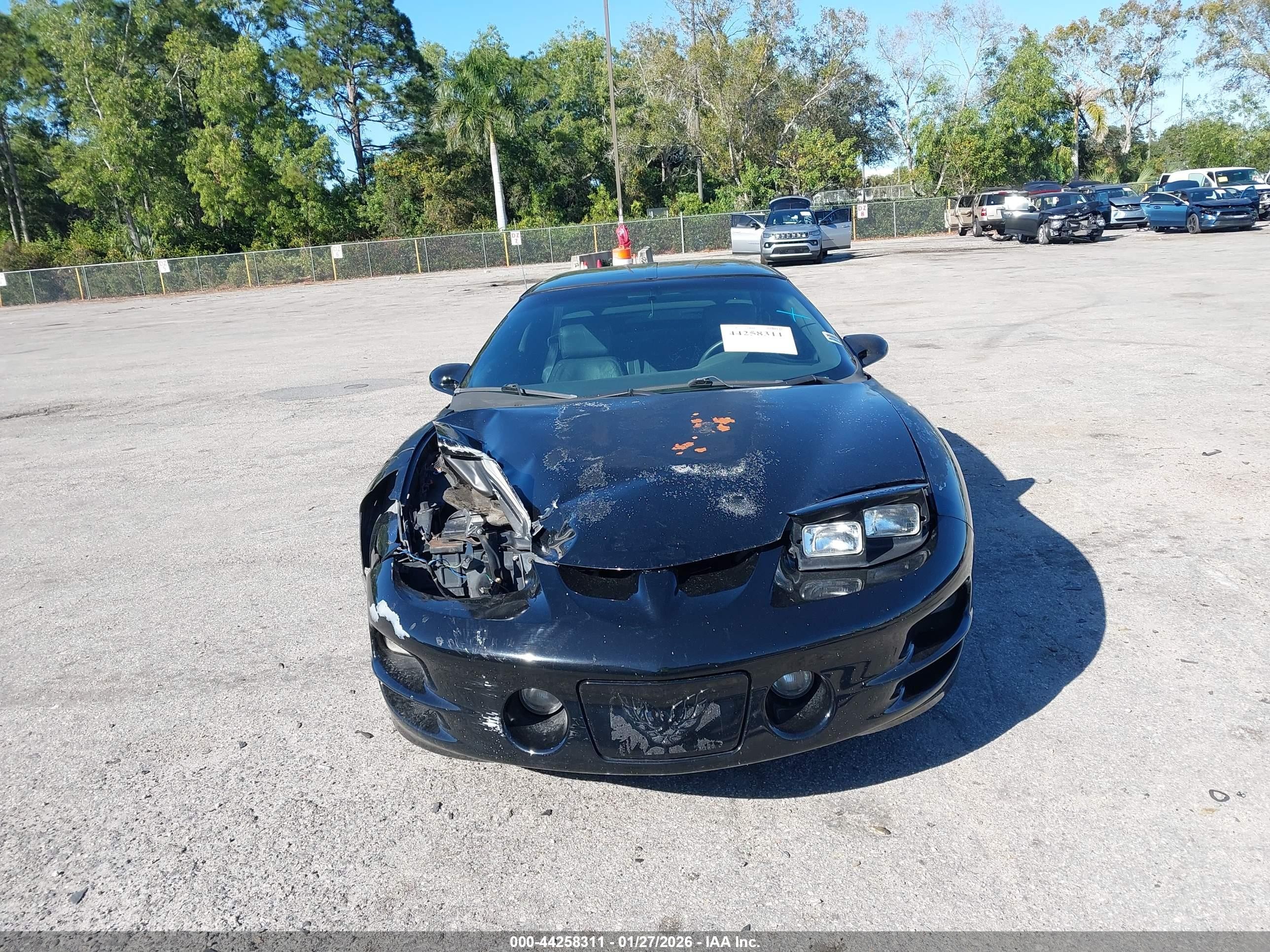 1998 Pontiac Firebird Trans Am Black vin: 2G2FV22G6W2221891