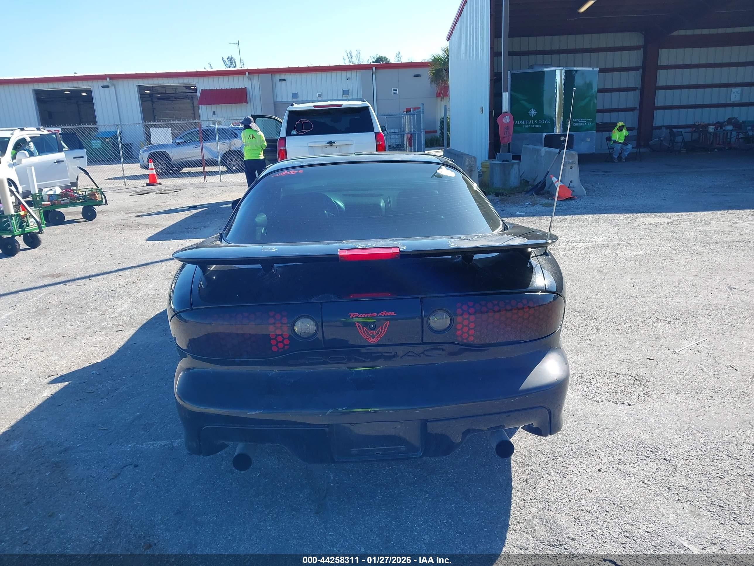 1998 Pontiac Firebird Trans Am Black vin: 2G2FV22G6W2221891