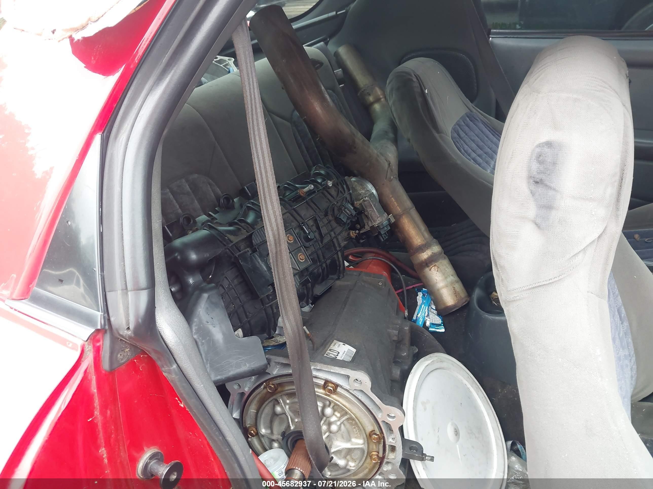 1999 Pontiac Firebird Trans Am Red vin: 2G2FV22G6X2213856