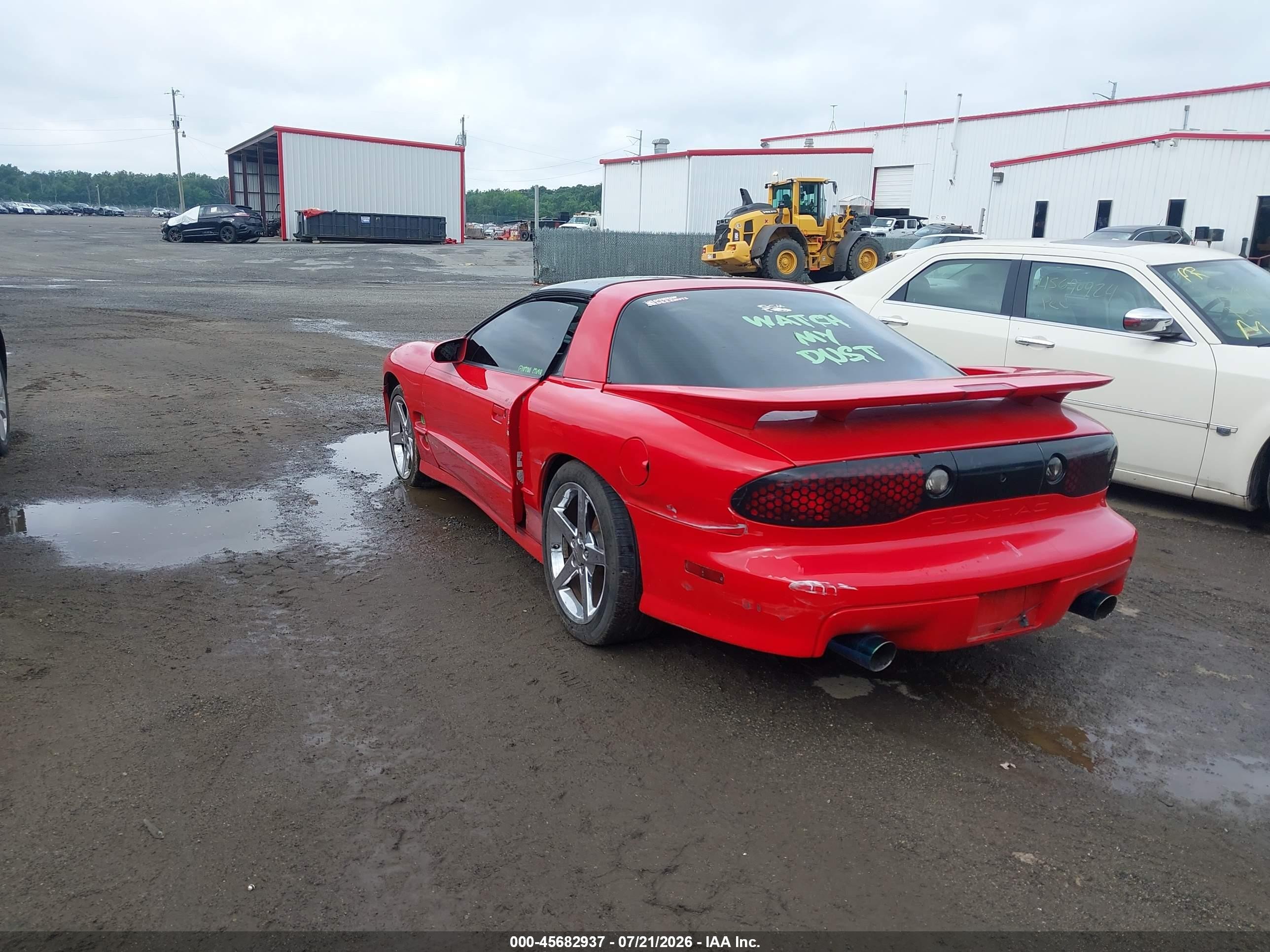 1999 Pontiac Firebird Trans Am Red vin: 2G2FV22G6X2213856