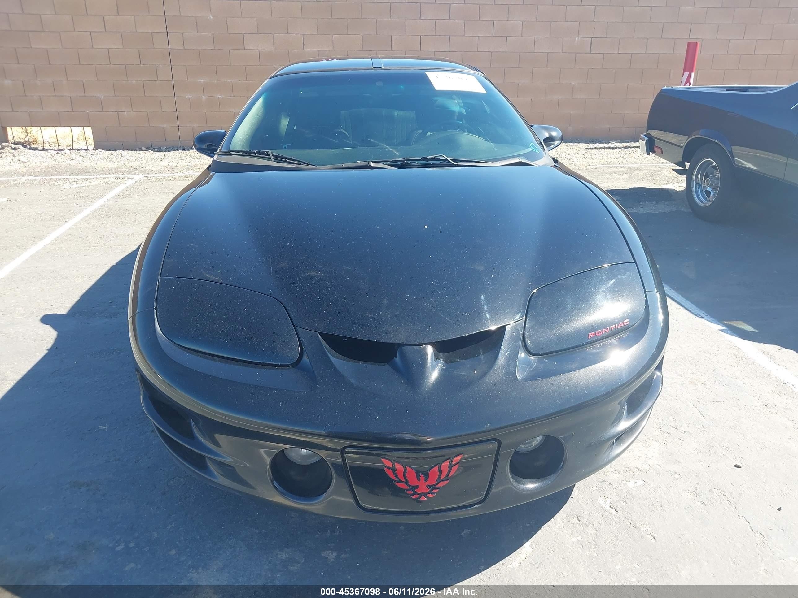 2002 Pontiac Firebird Trans Am Black vin: 2G2FV22G722136729