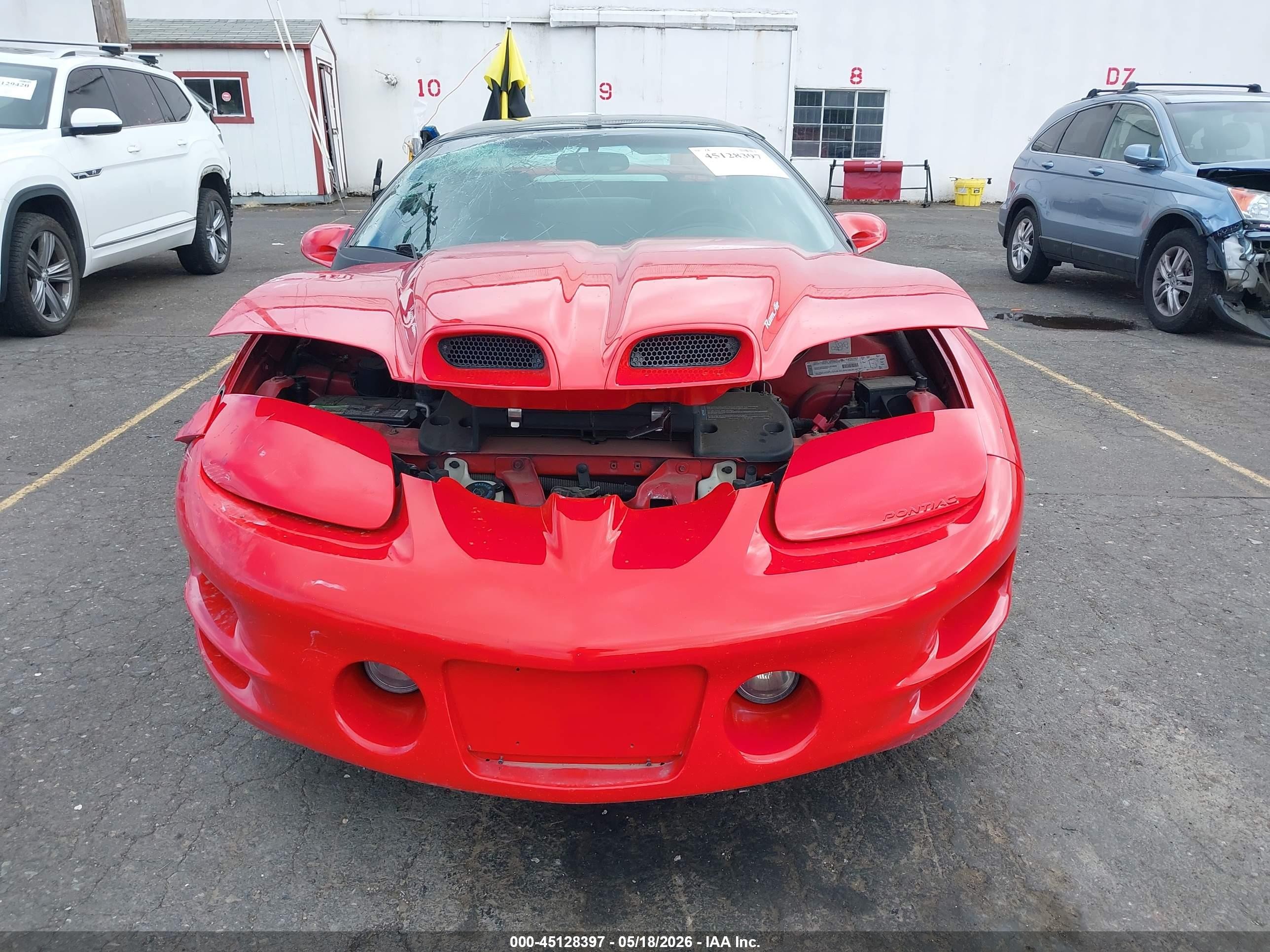 2001 Pontiac Firebird Trans Am Red vin: 2G2FV22G812110896