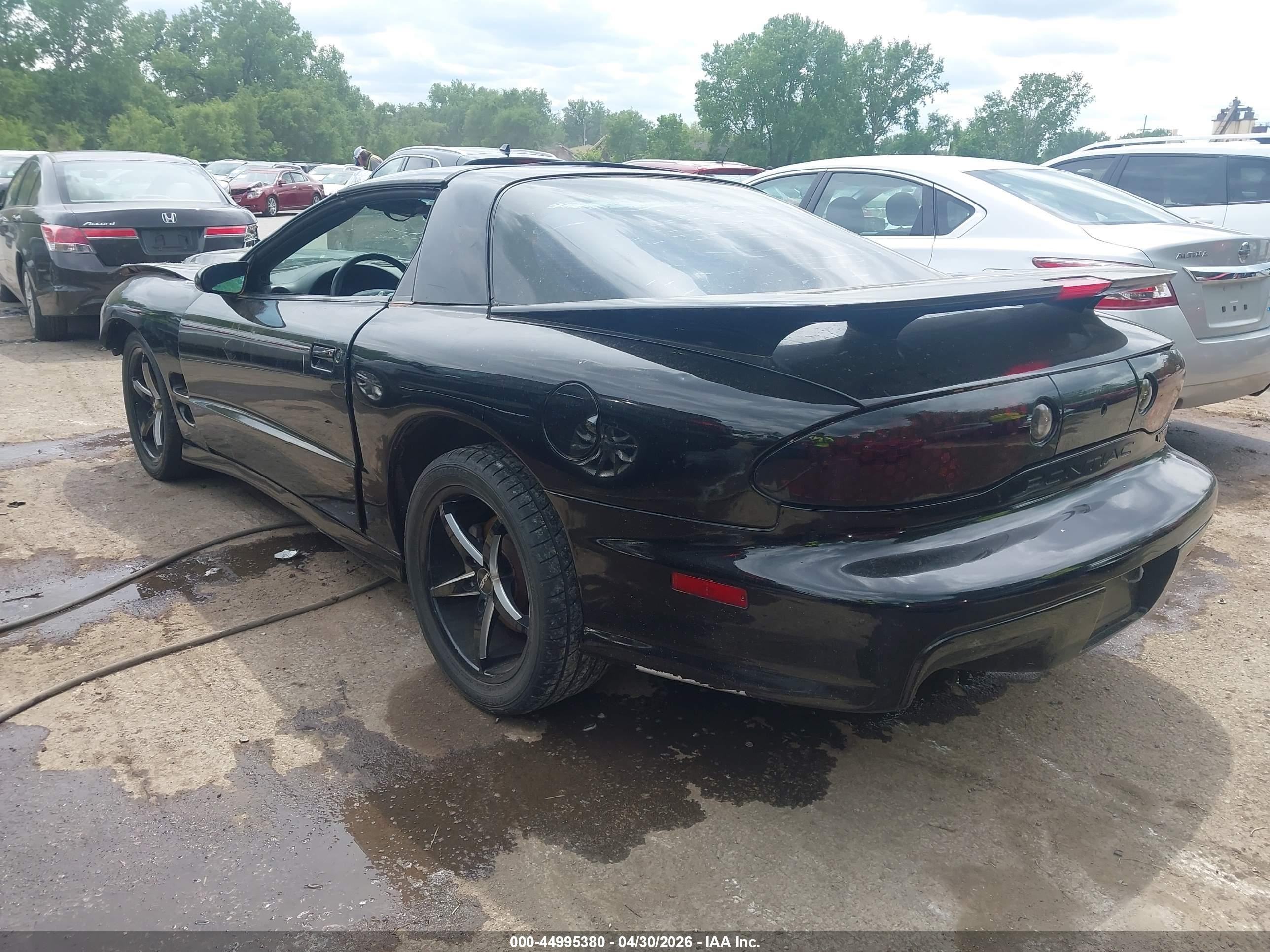1998 Pontiac Firebird Trans Am Black vin: 2G2FV22GXW2219206