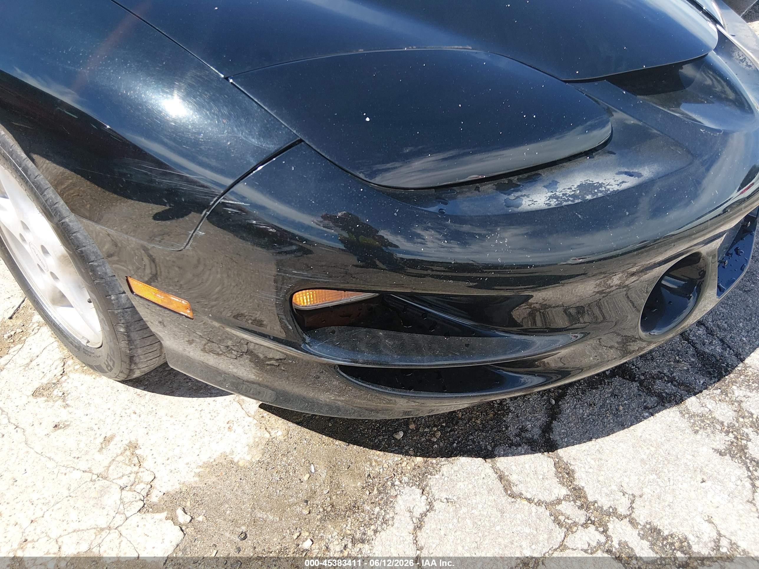 1999 Pontiac Firebird Trans Am Black vin: 2G2FV22GXX2235844