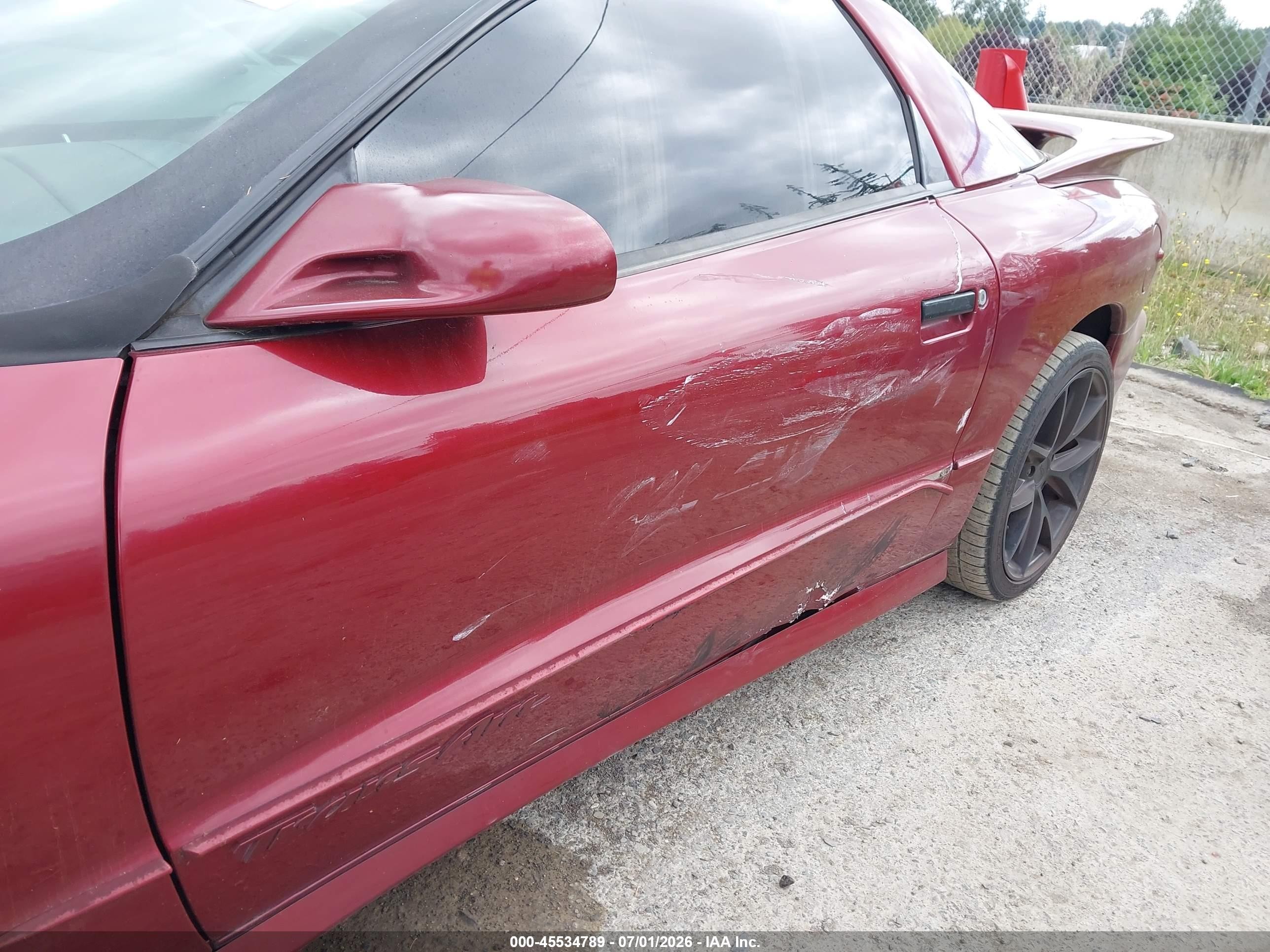 1994 Pontiac Firebird Formula/trans Am/gt Maroon vin: 2G2FV22P2R2229264