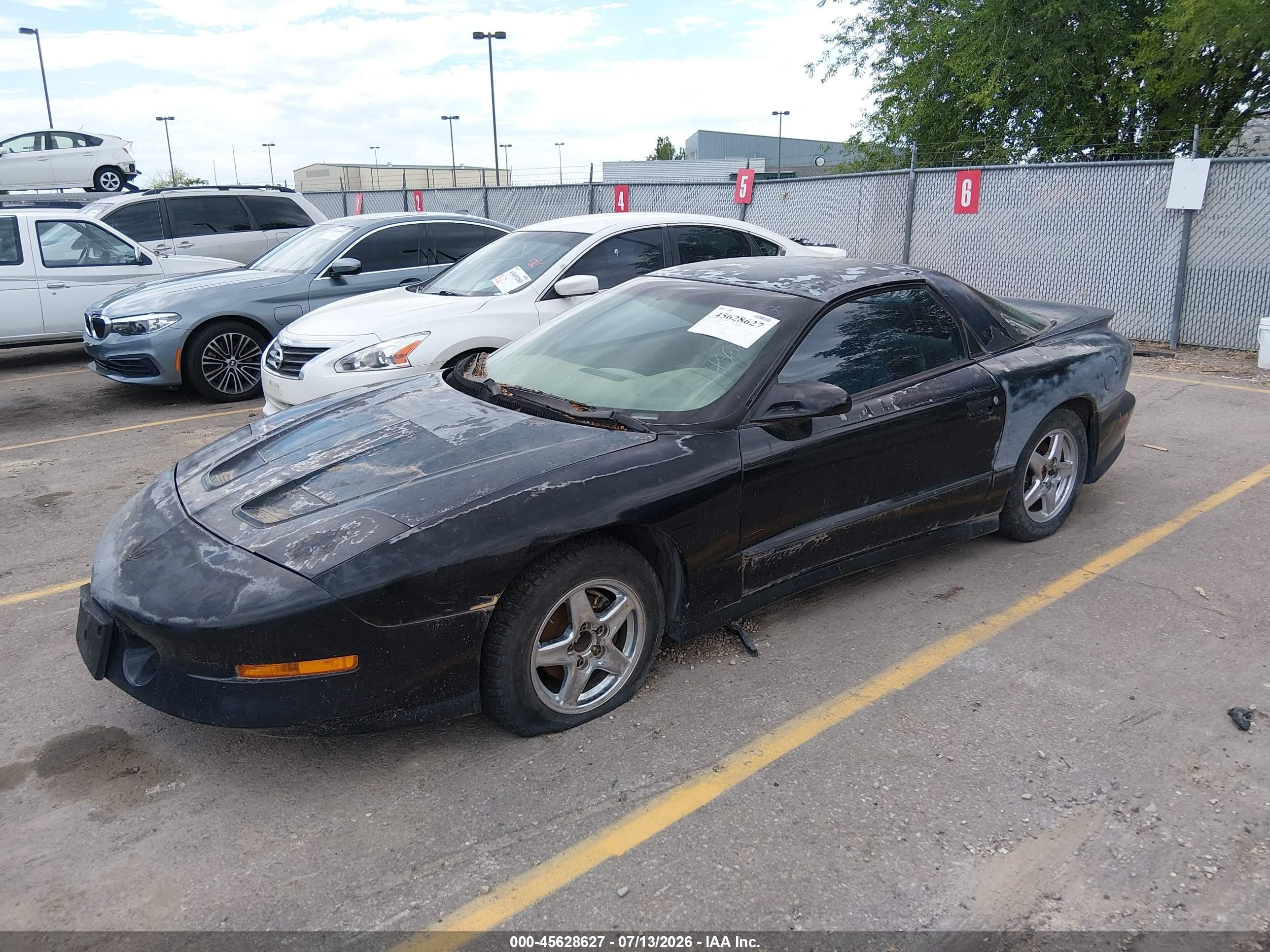 1994 Pontiac Firebird Formula/trans Am/gt Black vin: 2G2FV22P2R2246288