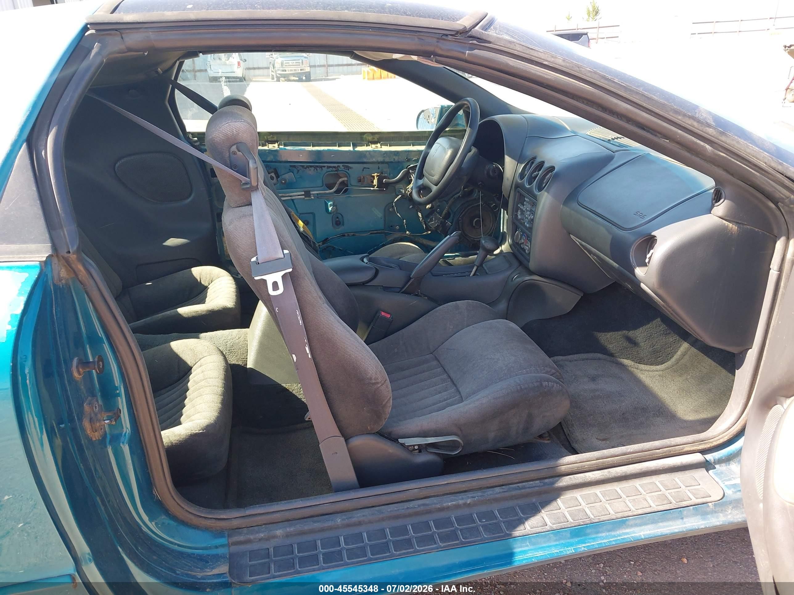 1996 Pontiac Firebird Formula/trans Am Light Blue vin: 2G2FV22P2T2213122
