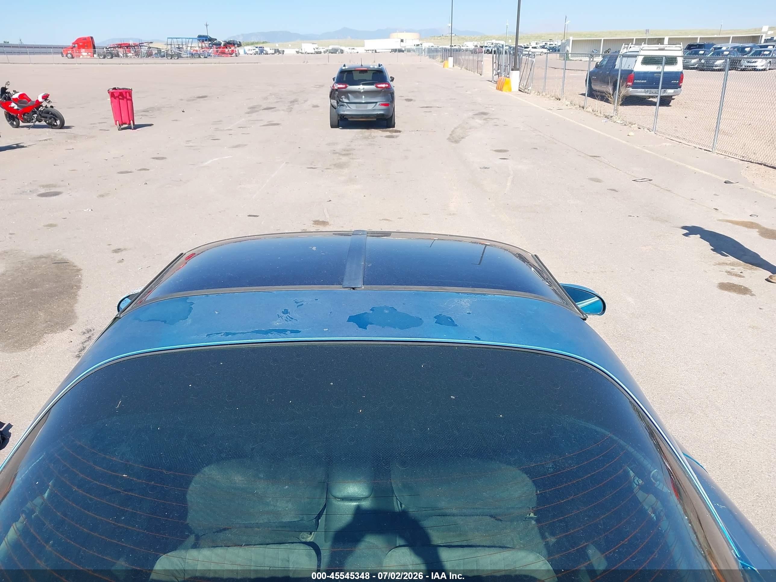 1996 Pontiac Firebird Formula/trans Am Light Blue vin: 2G2FV22P2T2213122