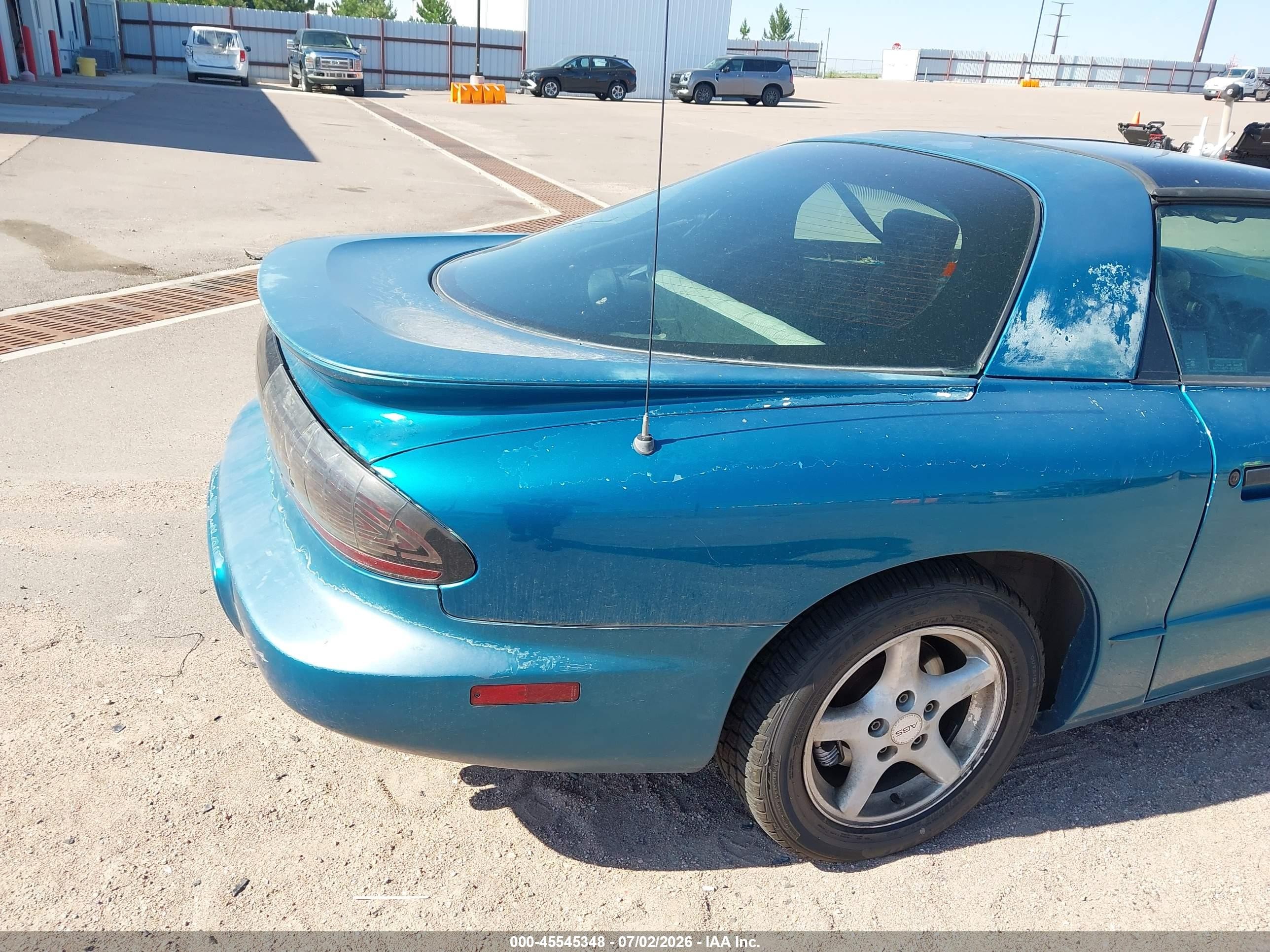 1996 Pontiac Firebird Formula/trans Am Light Blue vin: 2G2FV22P2T2213122