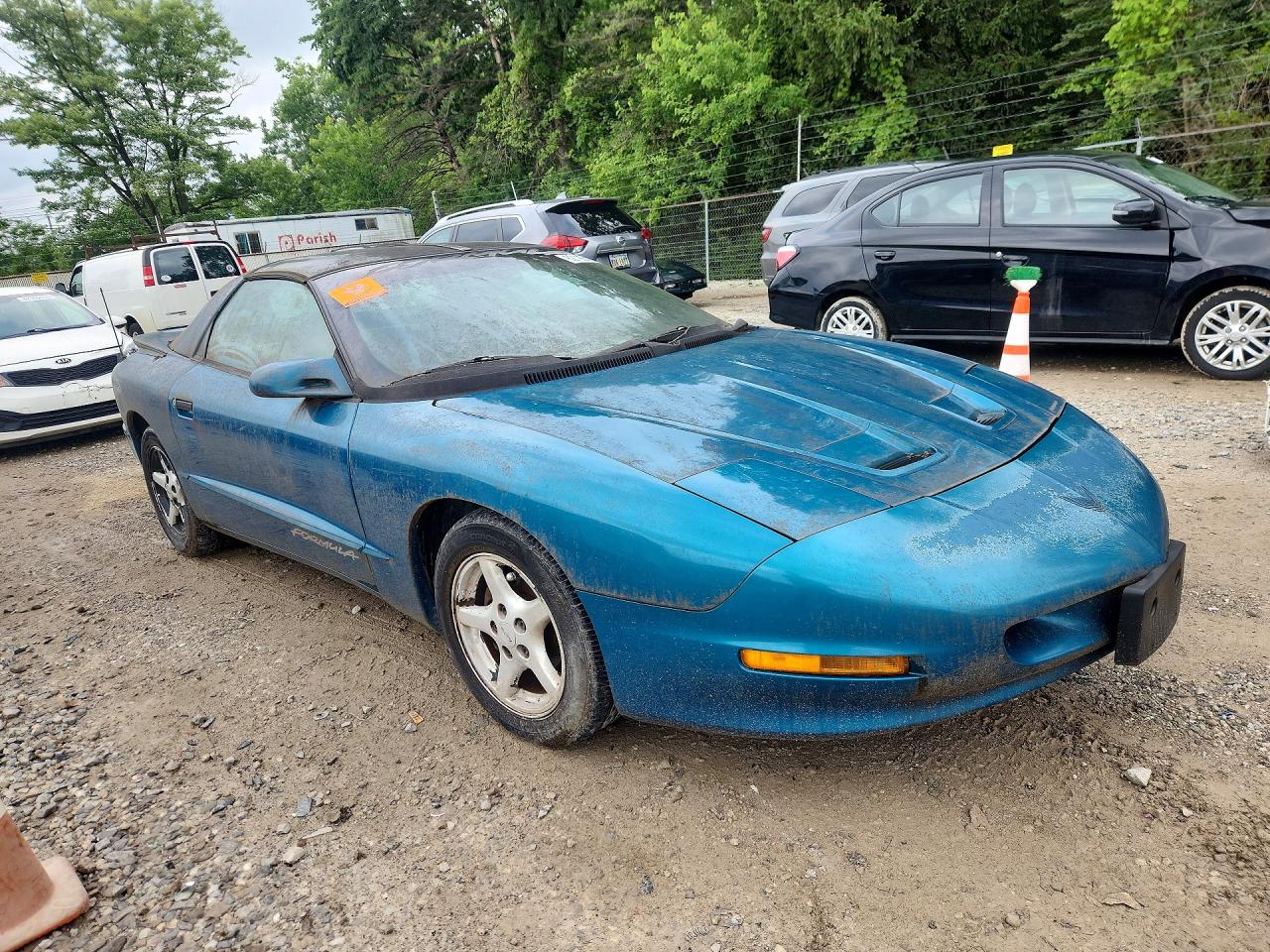 1995 Pontiac Firebird Formula Teal vin: 2G2FV22P7S2250391