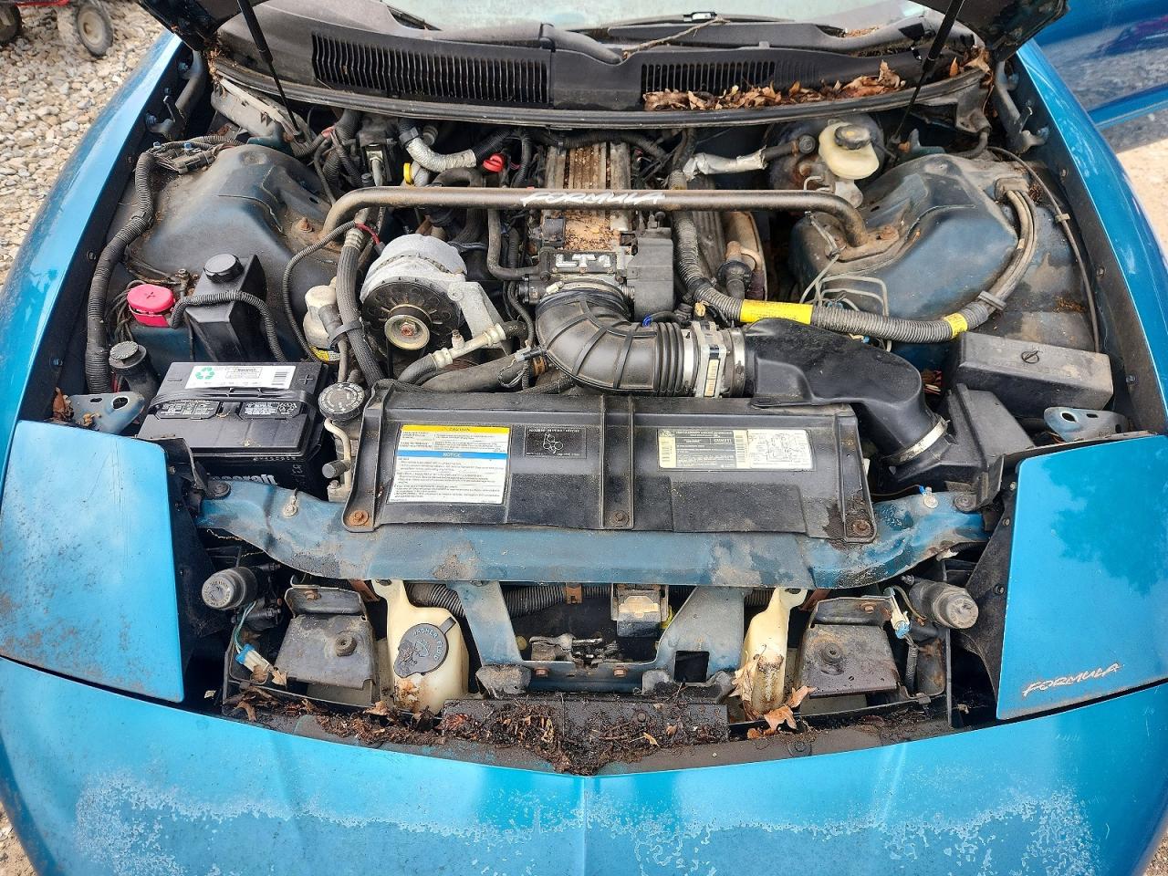 1995 Pontiac Firebird Formula Teal vin: 2G2FV22P7S2250391