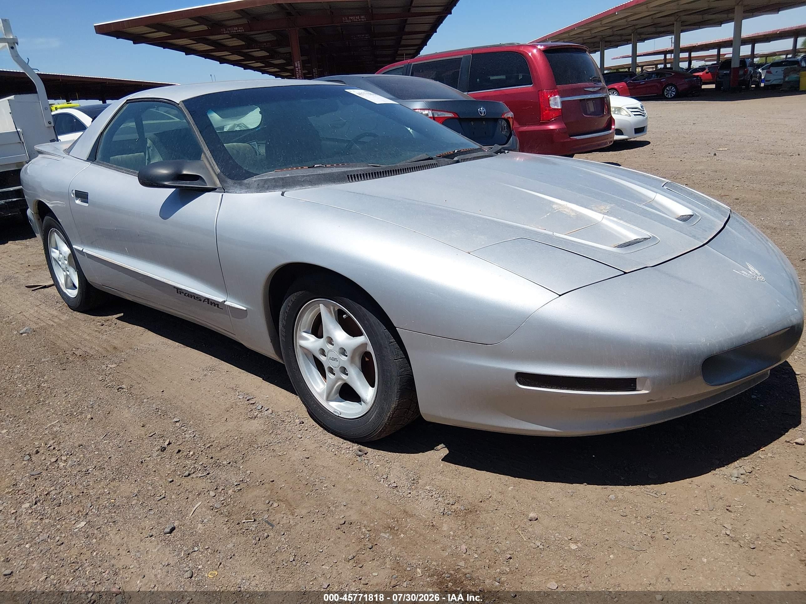 1995 Pontiac Firebird Formula/trans Am Silver vin: 2G2FV22P8S2237052