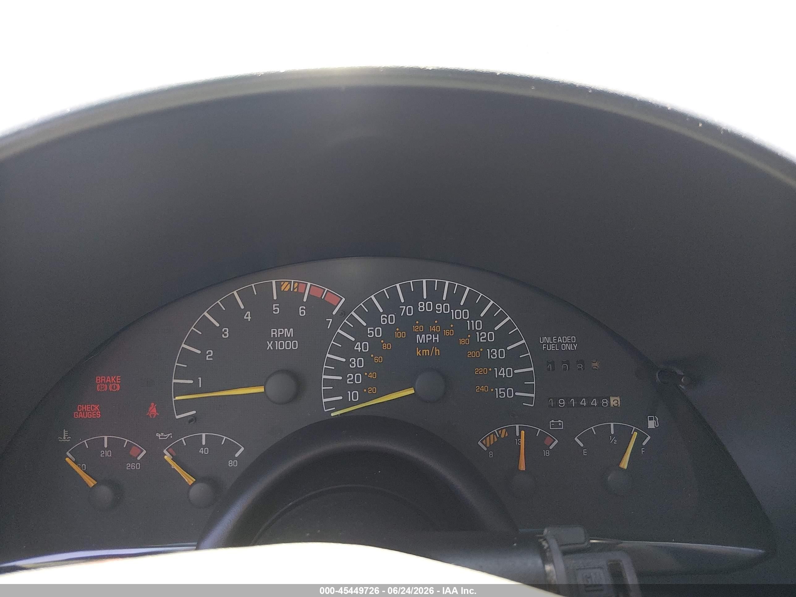 1995 Pontiac Firebird Formula/trans Am Красный vin: 2G2FV22P9S2202181