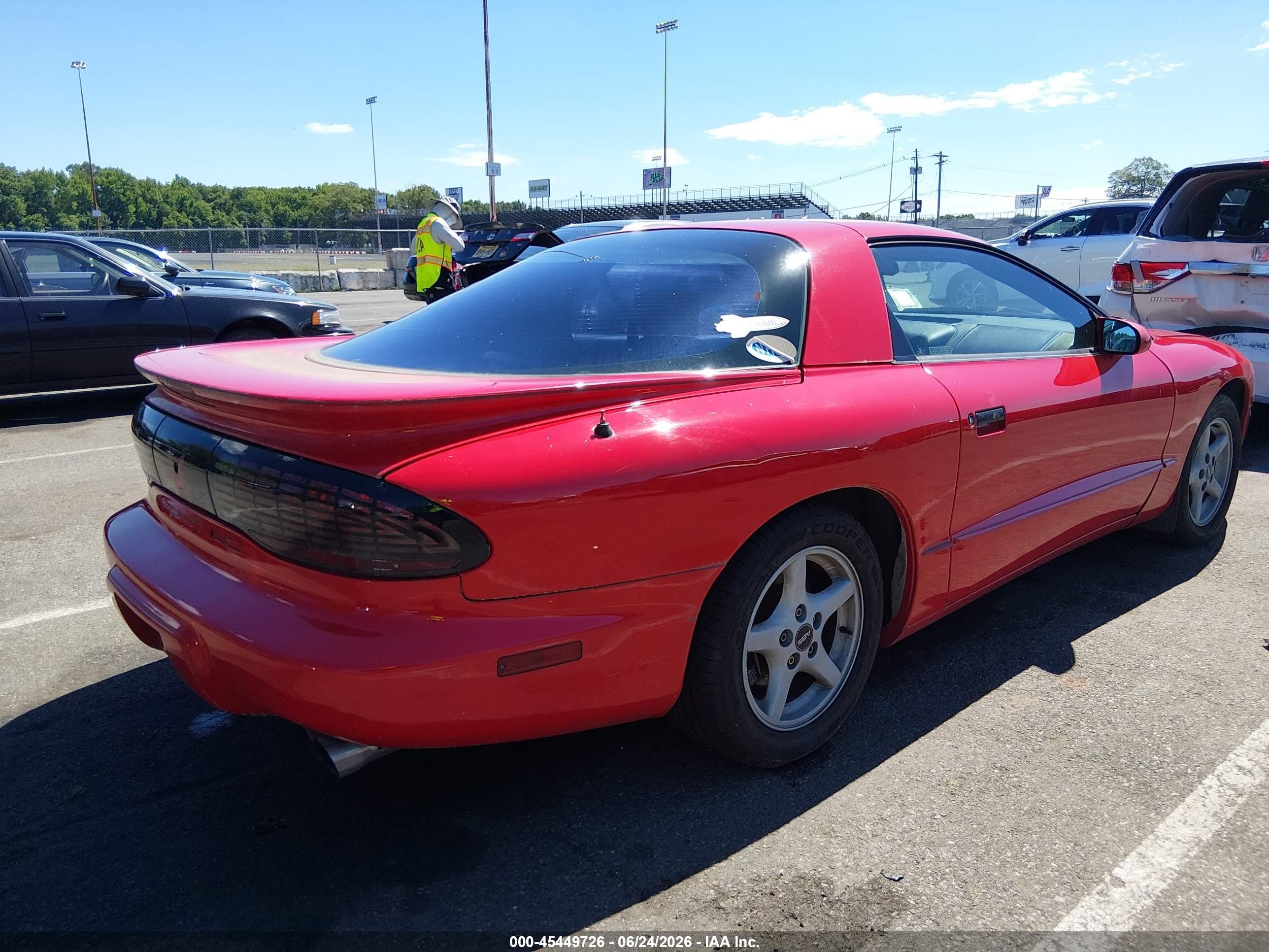 1995 Pontiac Firebird Formula/trans Am Красный vin: 2G2FV22P9S2202181