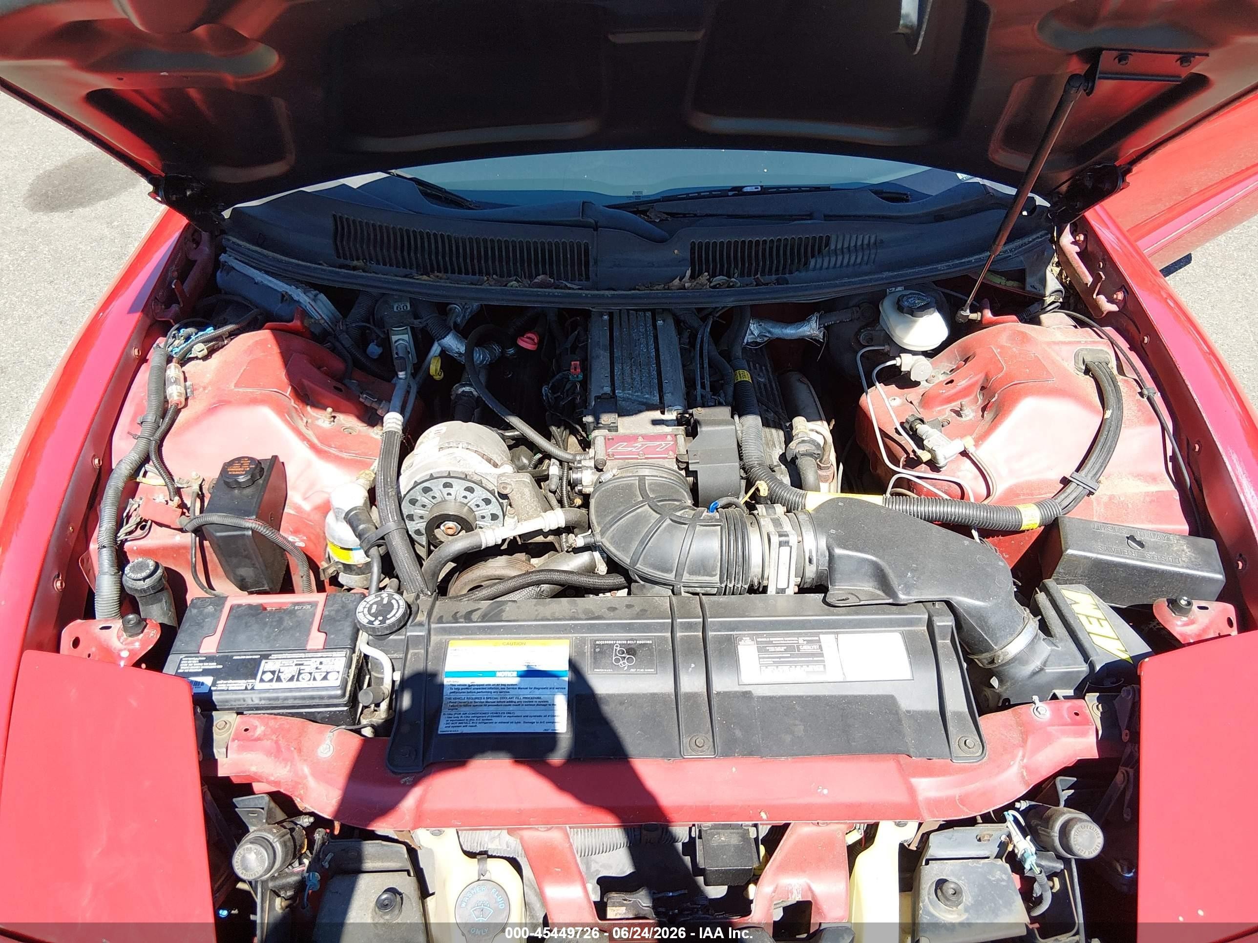 1995 Pontiac Firebird Formula/trans Am Красный vin: 2G2FV22P9S2202181