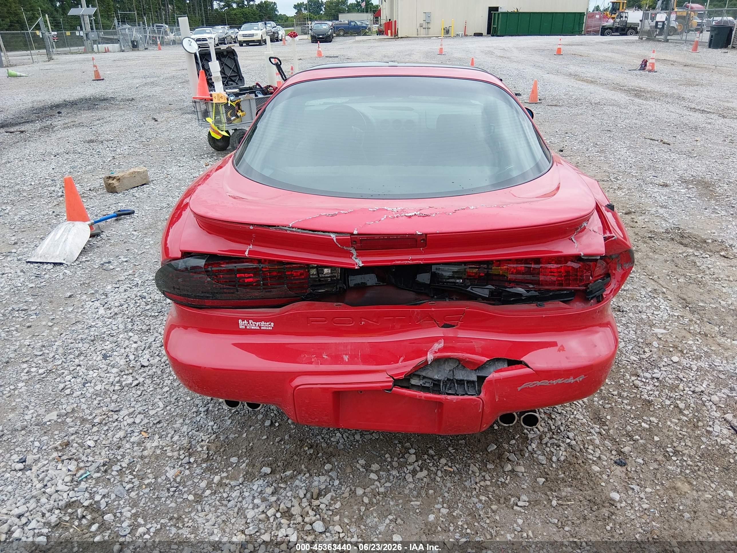 1995 Pontiac Firebird Formula/trans Am Red vin: 2G2FV22P9S2239554