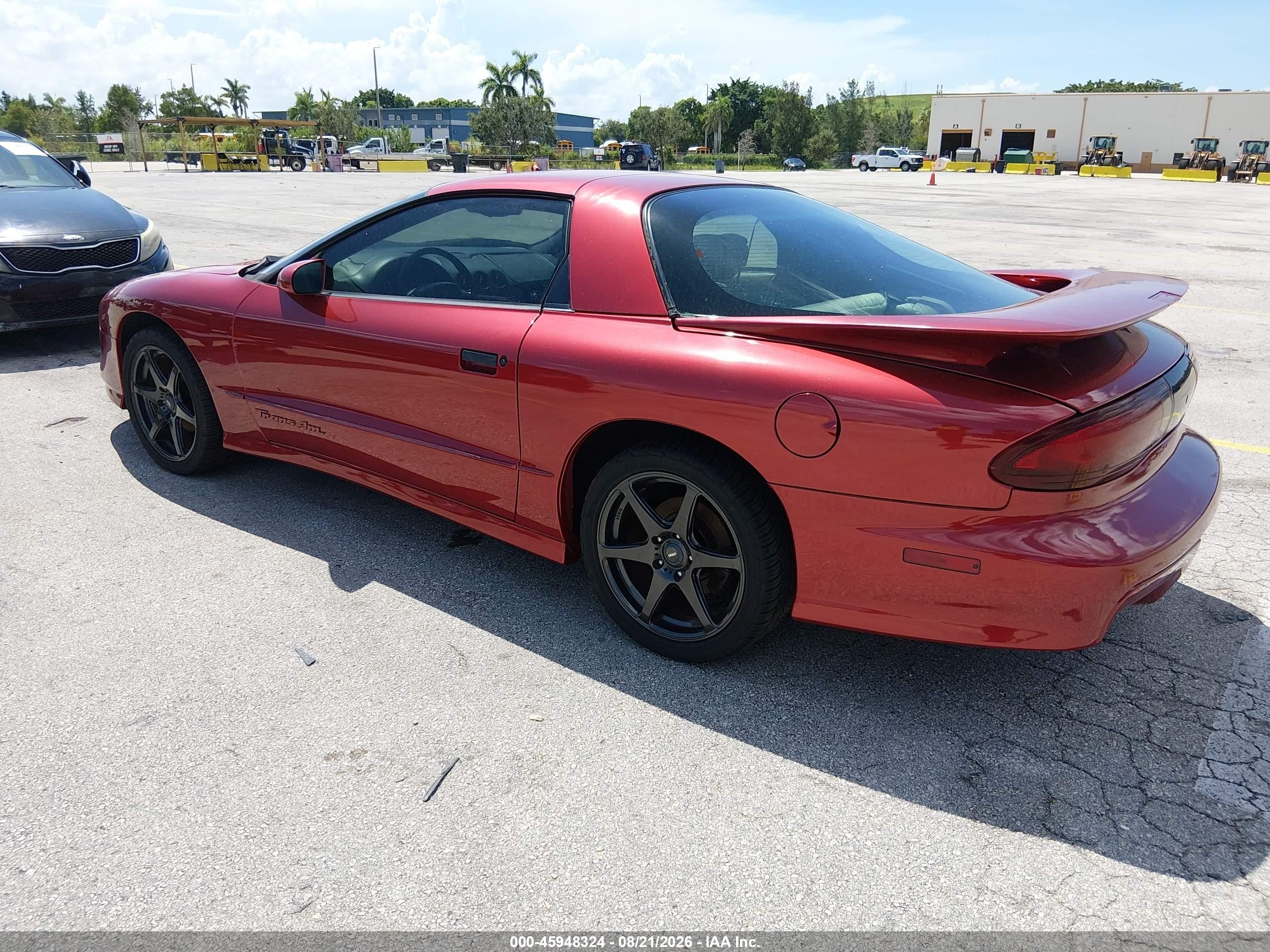 1996 Pontiac Firebird Formula/trans Am Burgundy vin: 2G2FV22PXT2229195