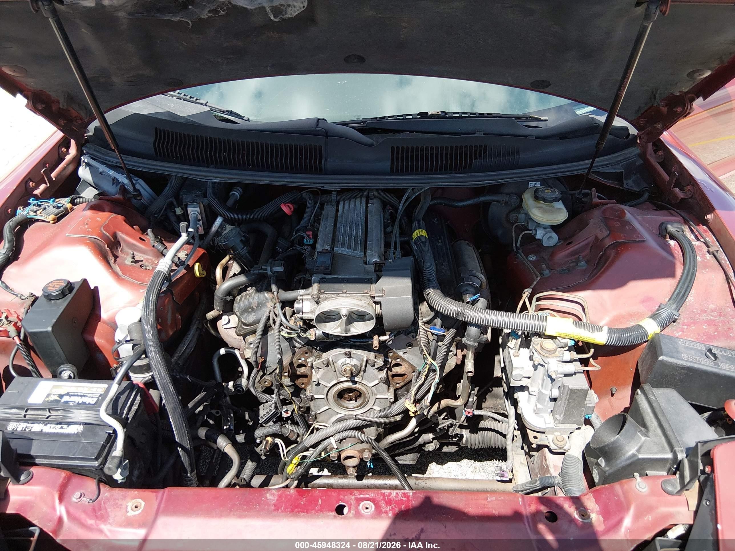 1996 Pontiac Firebird Formula/trans Am Burgundy vin: 2G2FV22PXT2229195