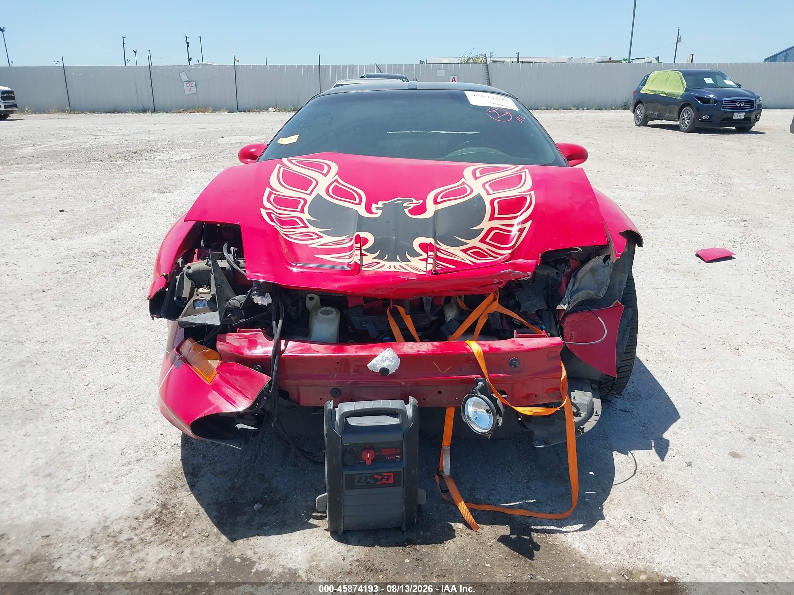 1996 Pontiac Firebird Formula/trans Am Red vin: 2G2FV22PXT2229407