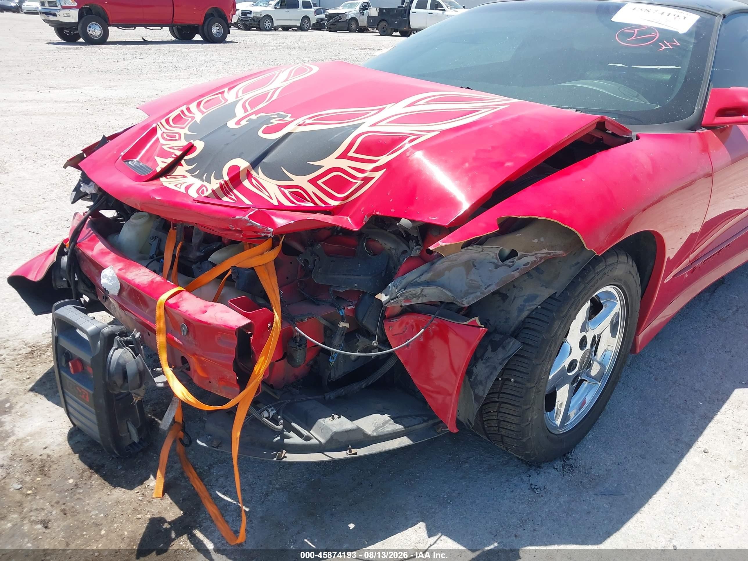 1996 Pontiac Firebird Formula/trans Am Red vin: 2G2FV22PXT2229407