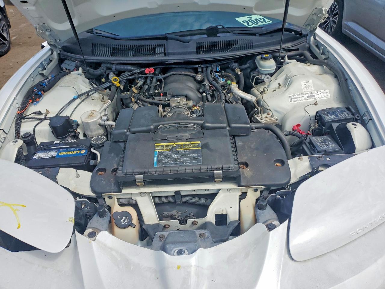 2002 Pontiac Firebird Trans Am White vin: 2G2FV32G222161298
