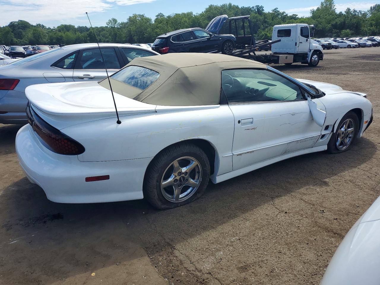 2002 Pontiac Firebird Trans Am White vin: 2G2FV32G222161298
