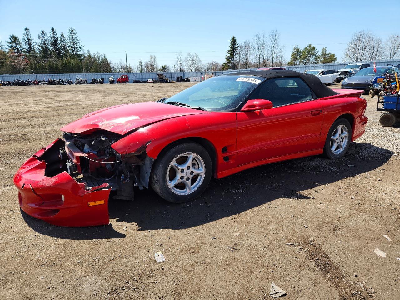 2000 Pontiac Firebird Trans Am Red vin: 2G2FV32G2Y2134403