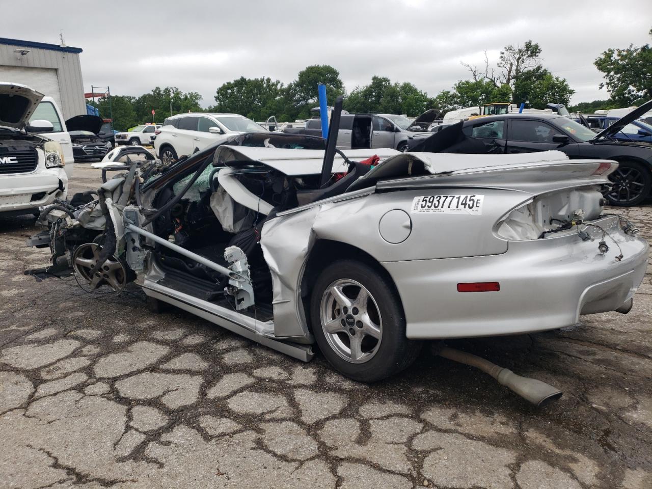 2000 Pontiac Firebird Trans Am Silver vin: 2G2FV32G7Y2171138