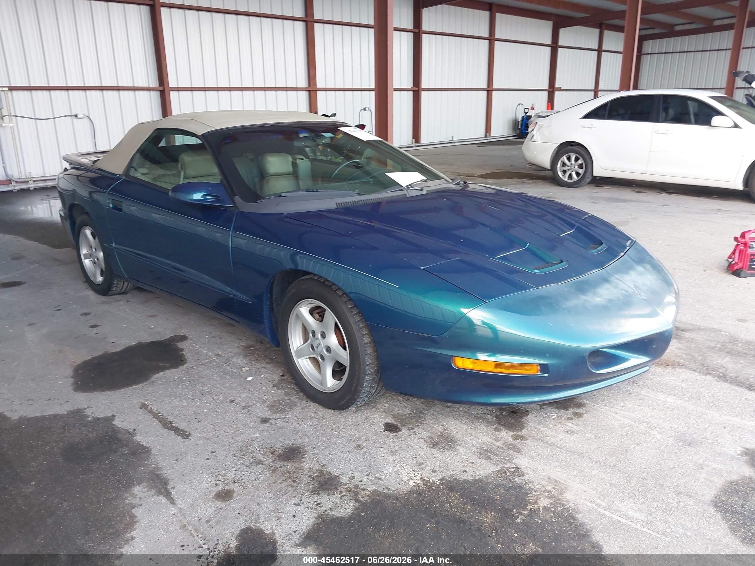 1997 Pontiac Firebird Formula Green vin: 2G2FV32P8V2222965